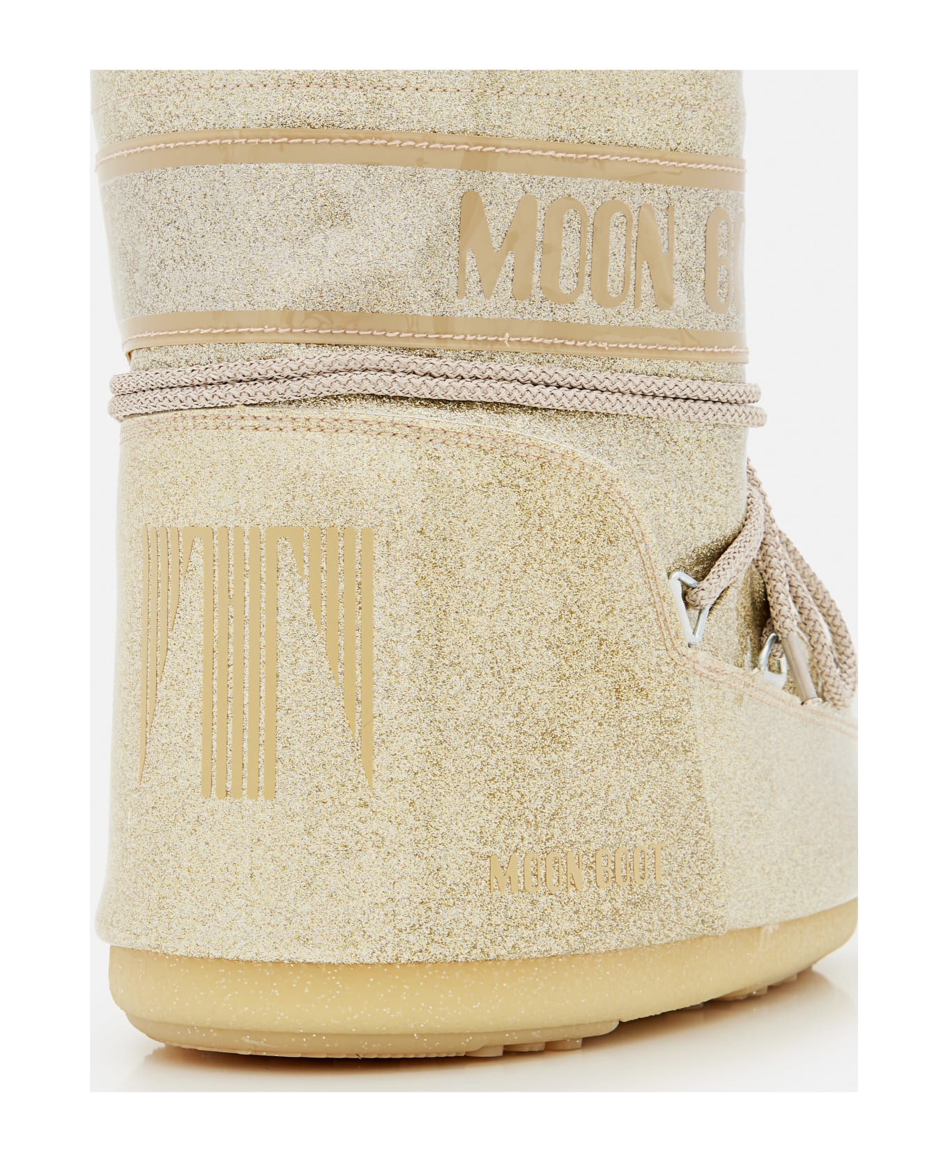 Moon Boot Mb Icon Low Glitter Snow Boots - Golden