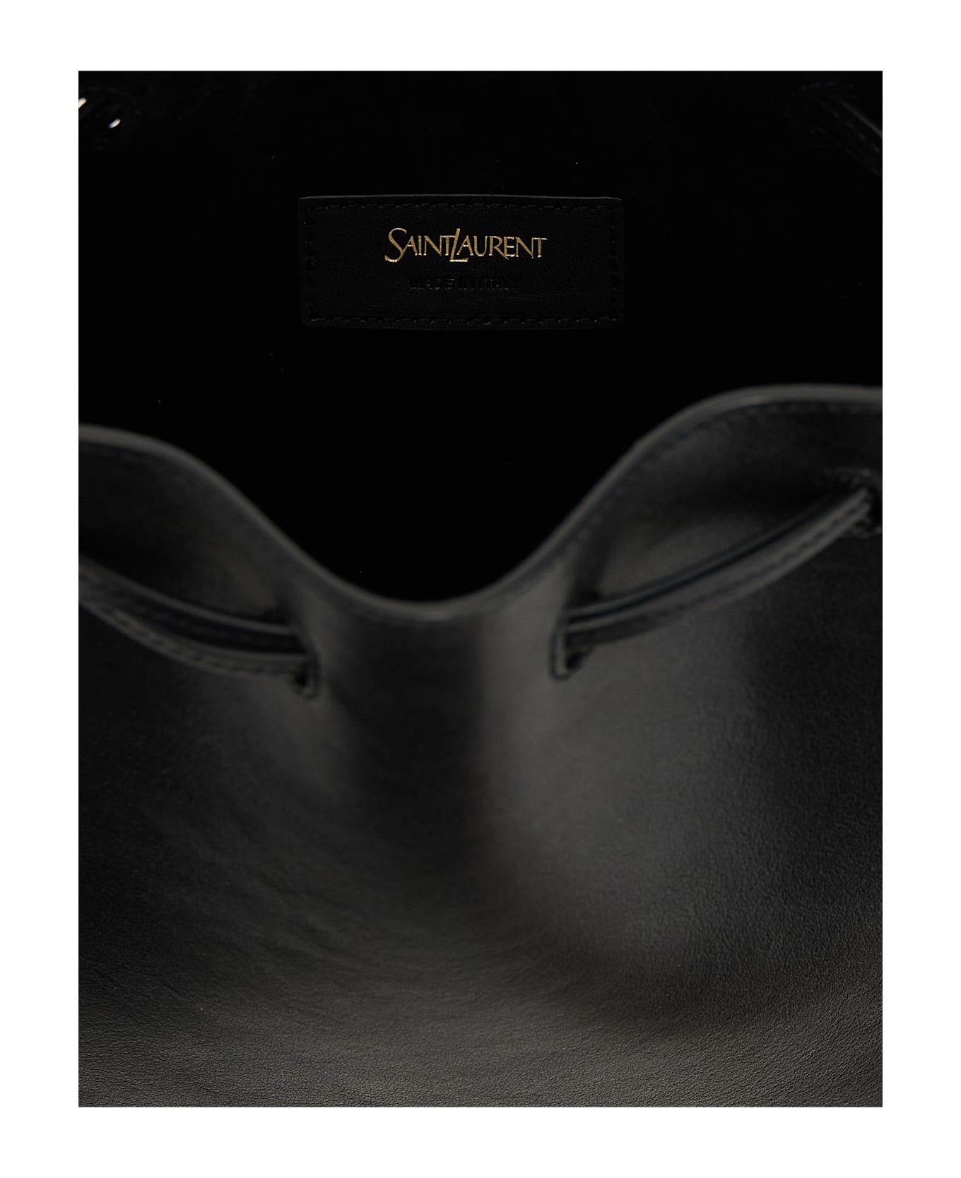 Saint Laurent Leather Bucket Bag | italist