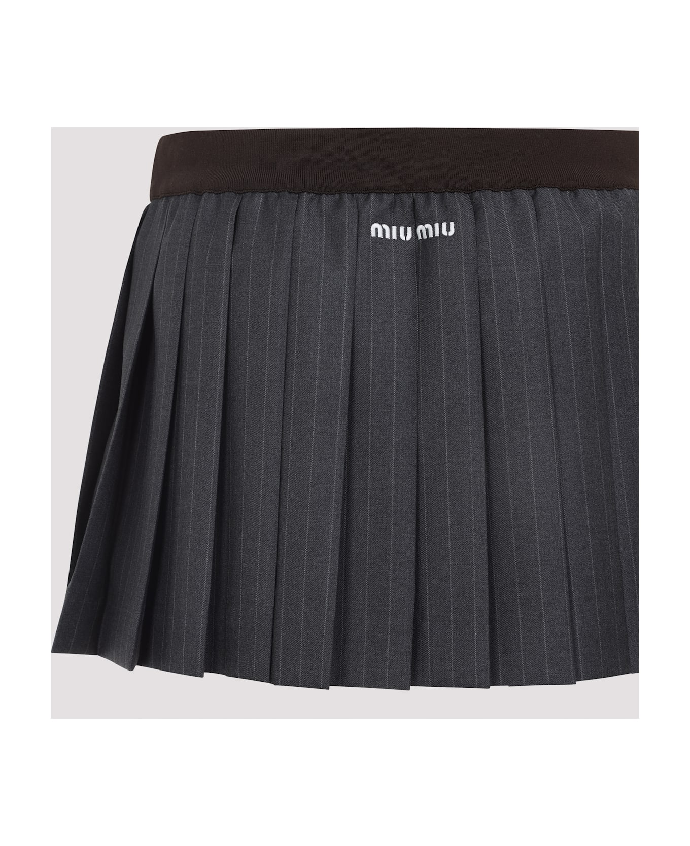 Miu Miu Mini Skirt - Ardesia