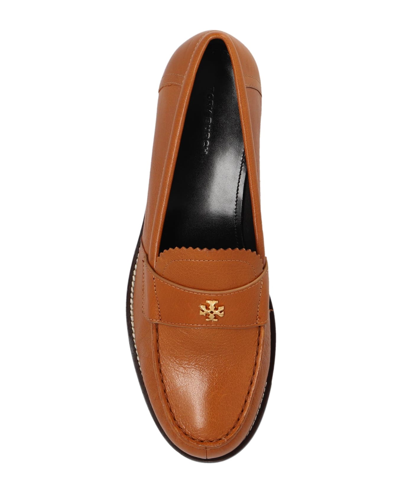 Tory Burch Leather Loafers - Beige