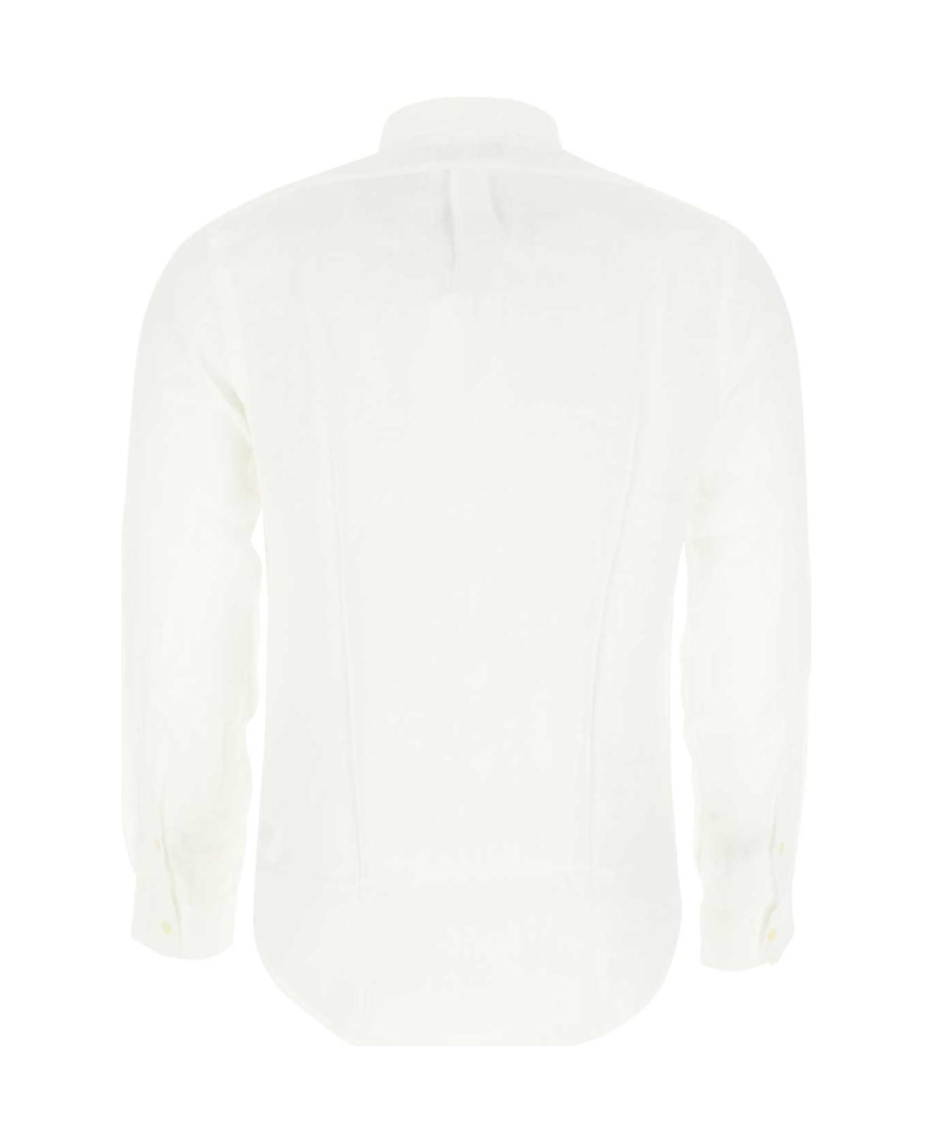 Polo Ralph Lauren White Linen Shirt - 002