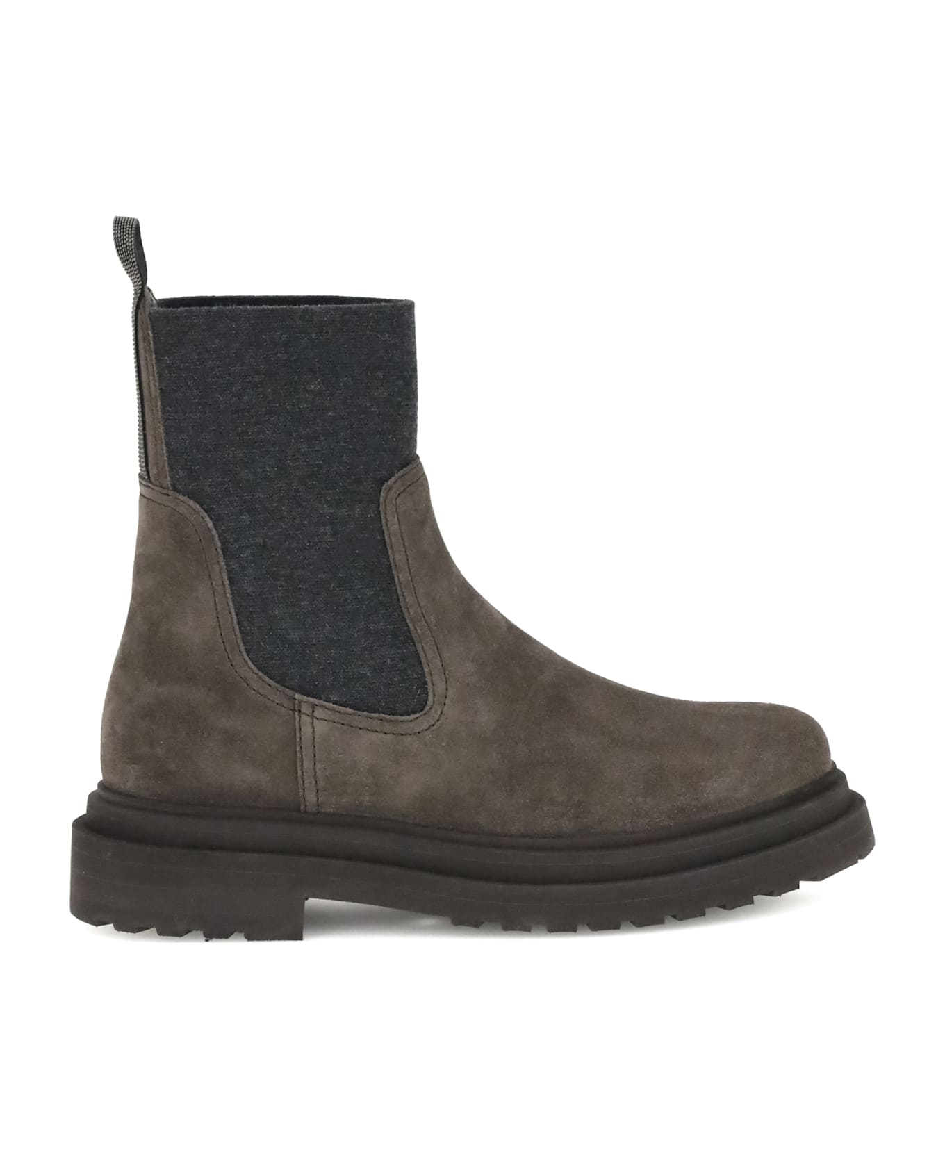 Brunello Cucinelli Suede Ankle Boots