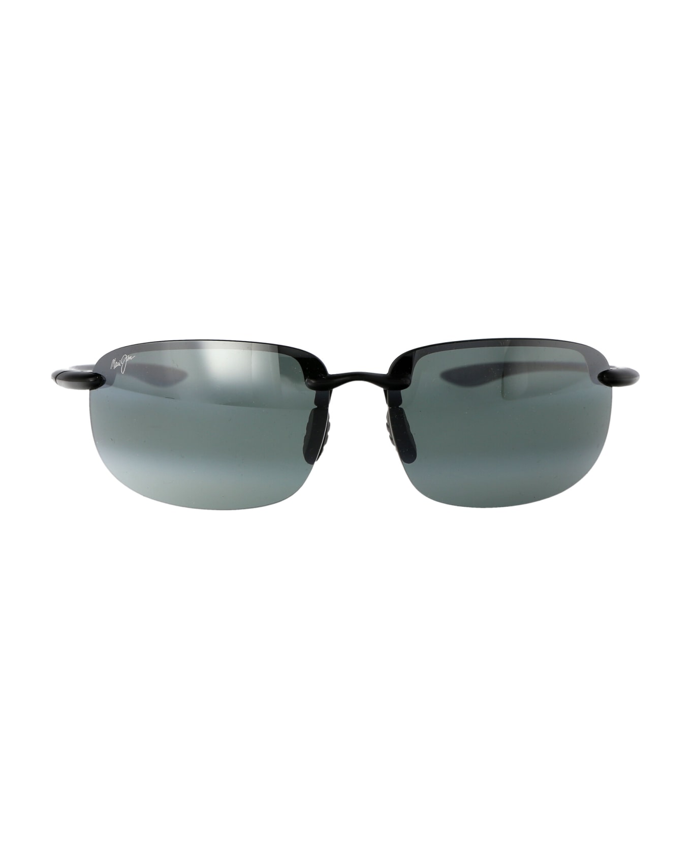 Maui Jim Hookipa Xlarge Sunglasses - 02 GREY BLACK GLOSS