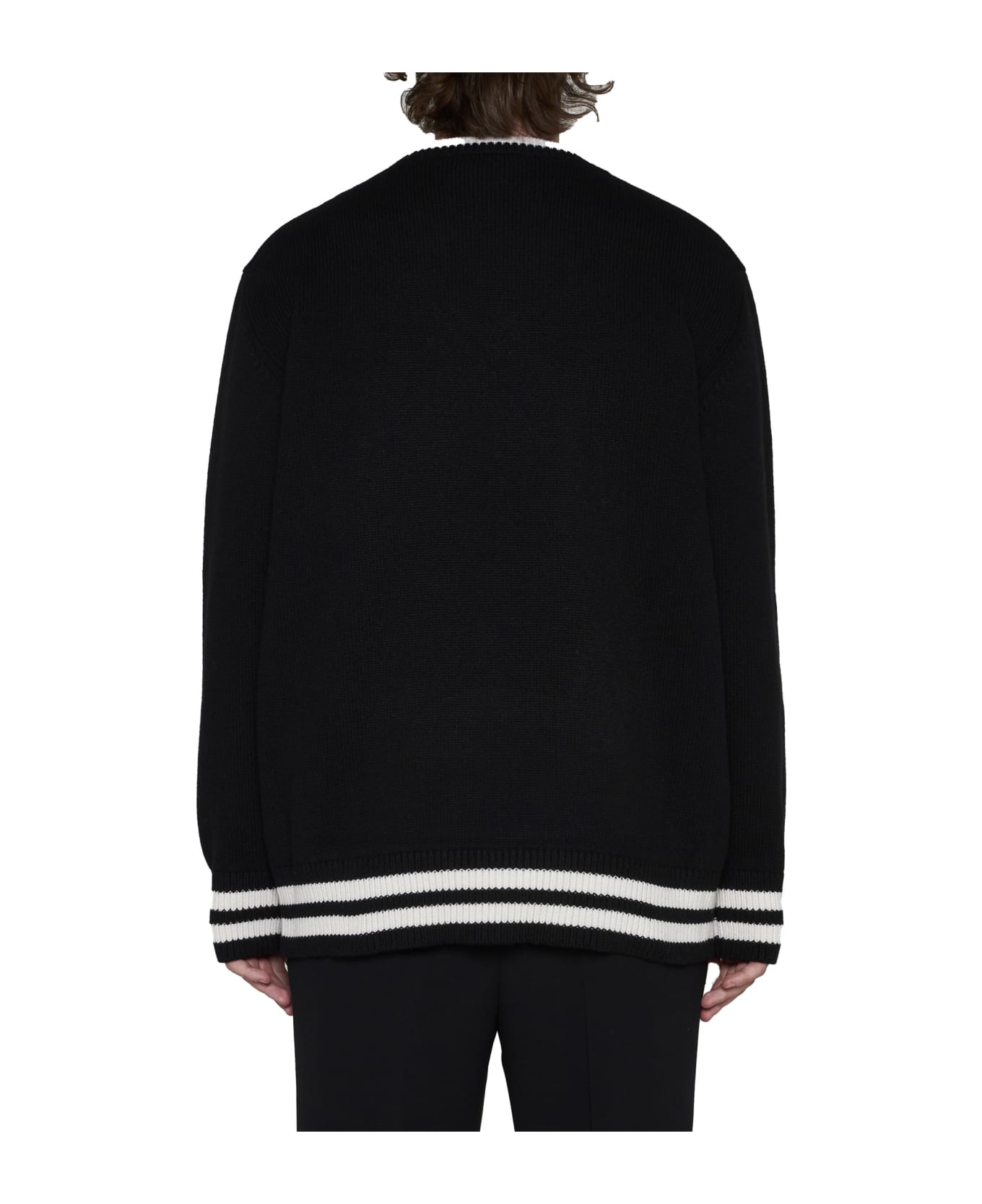 Alexander McQueen Varsity Sweater - Nero