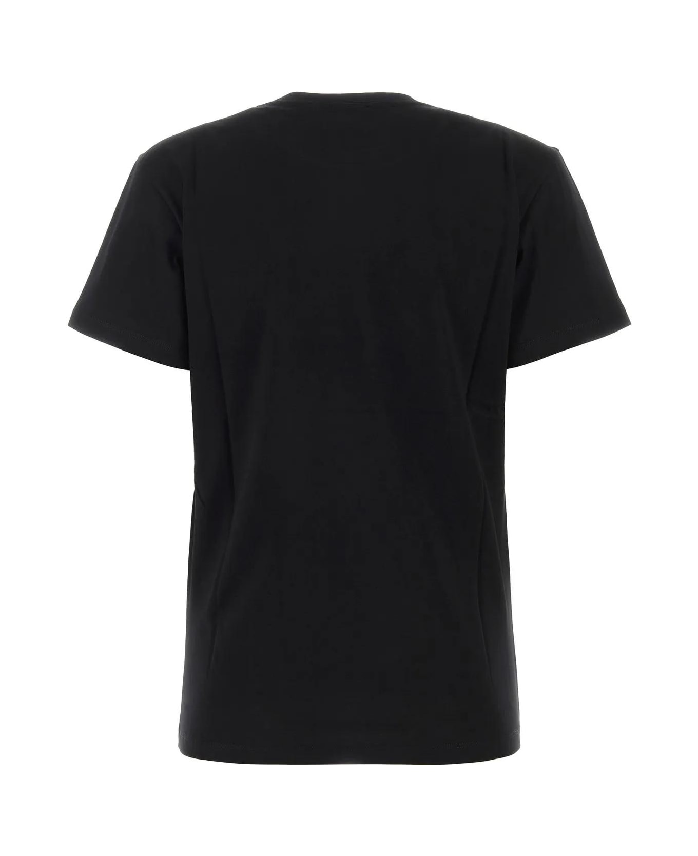 Isabel Marant Black Cotton Vidal T-shirt - Bk Black