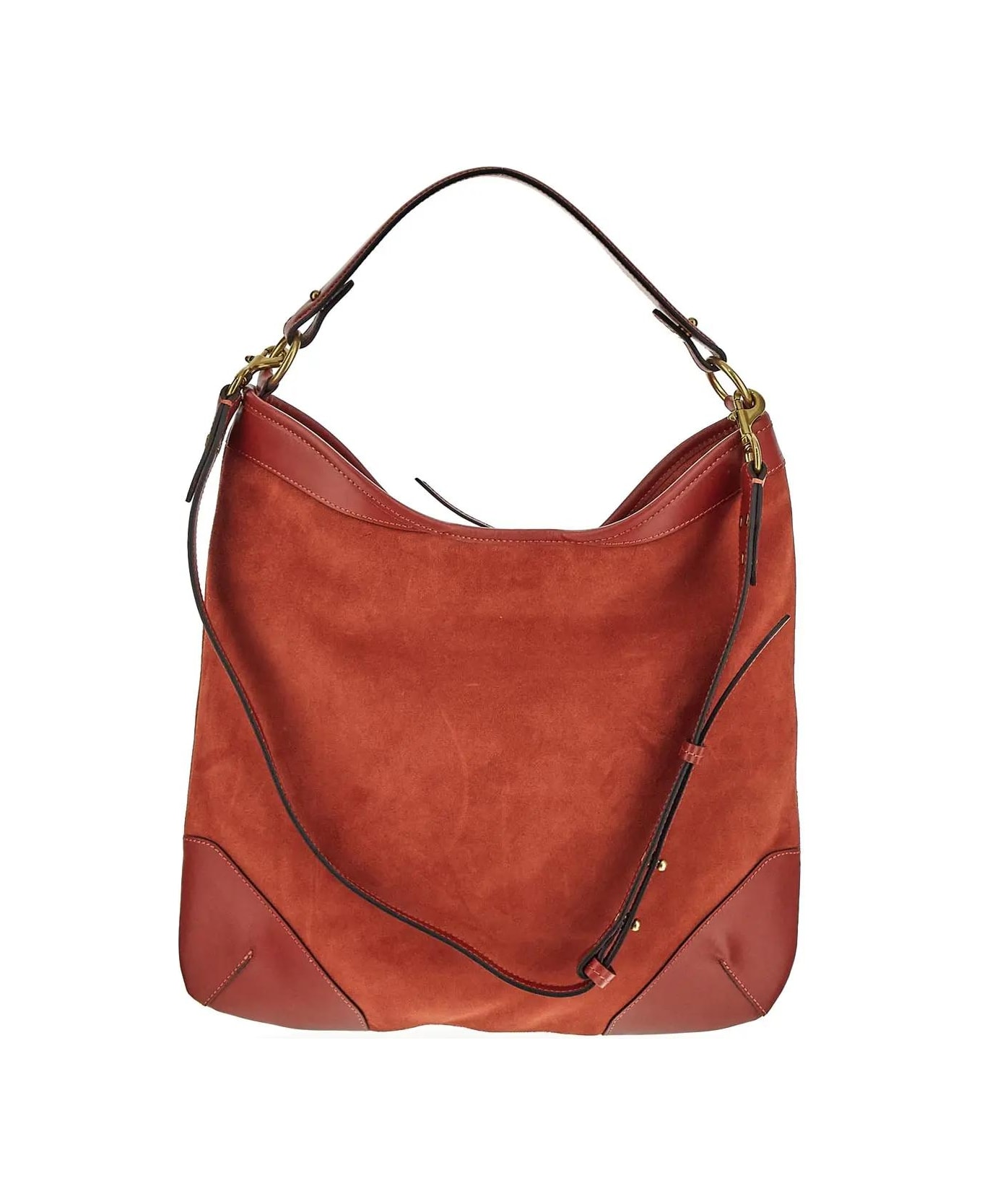 Isabel Marant Botsy Day Hobo Shoulder Bag - RED