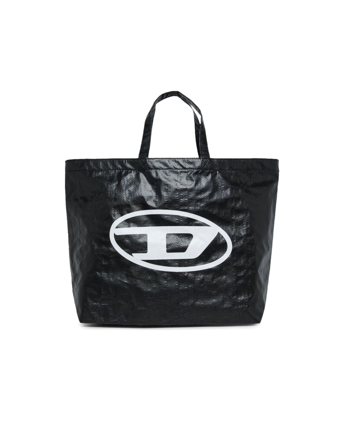 Diesel Written Bag. - BLACK