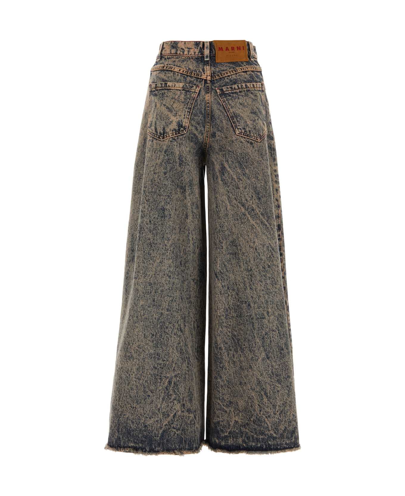 Marni Two-tone Denim Jeans - PINKGUMMY