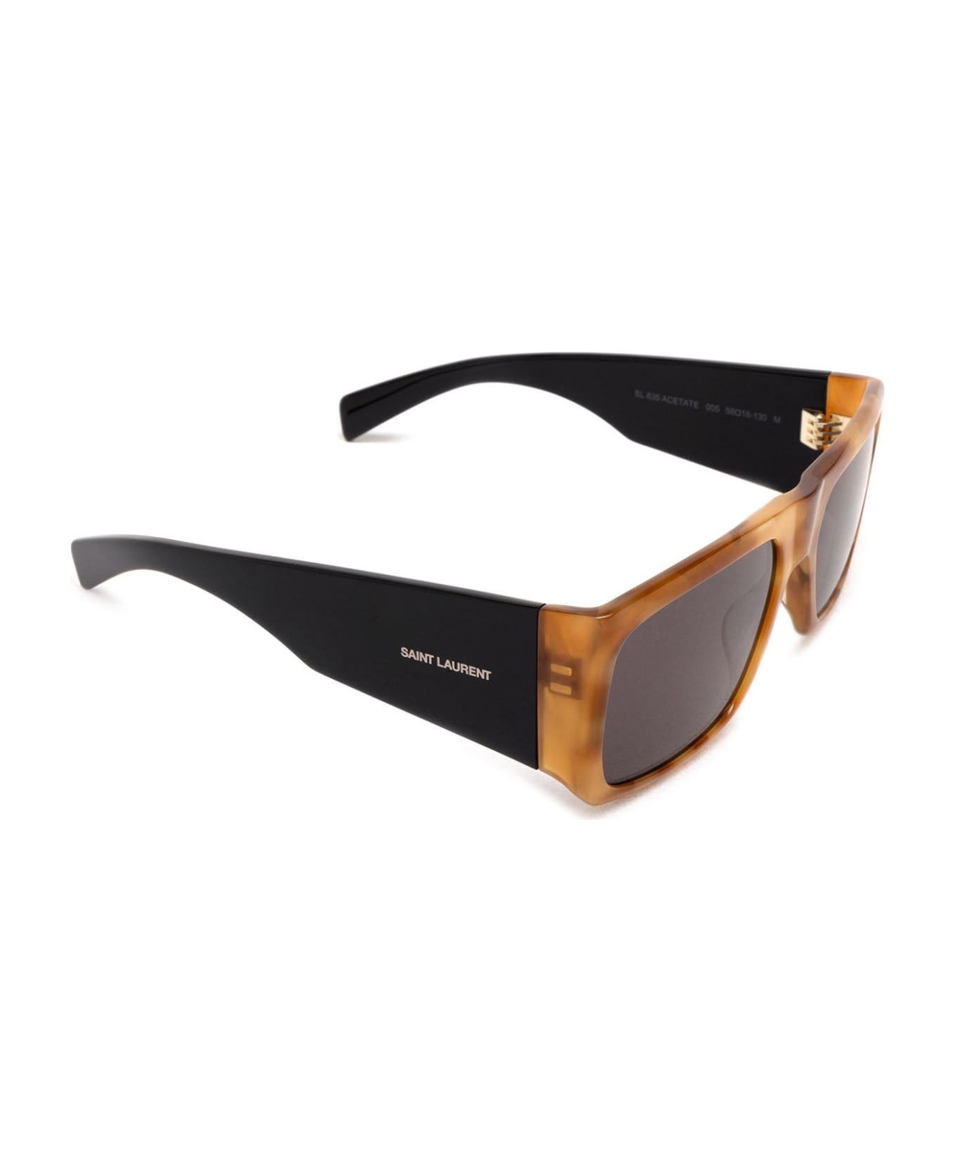 Saint Laurent Eyewear Sl 635 Acetate Havana Sunglasses - Havana サングラス