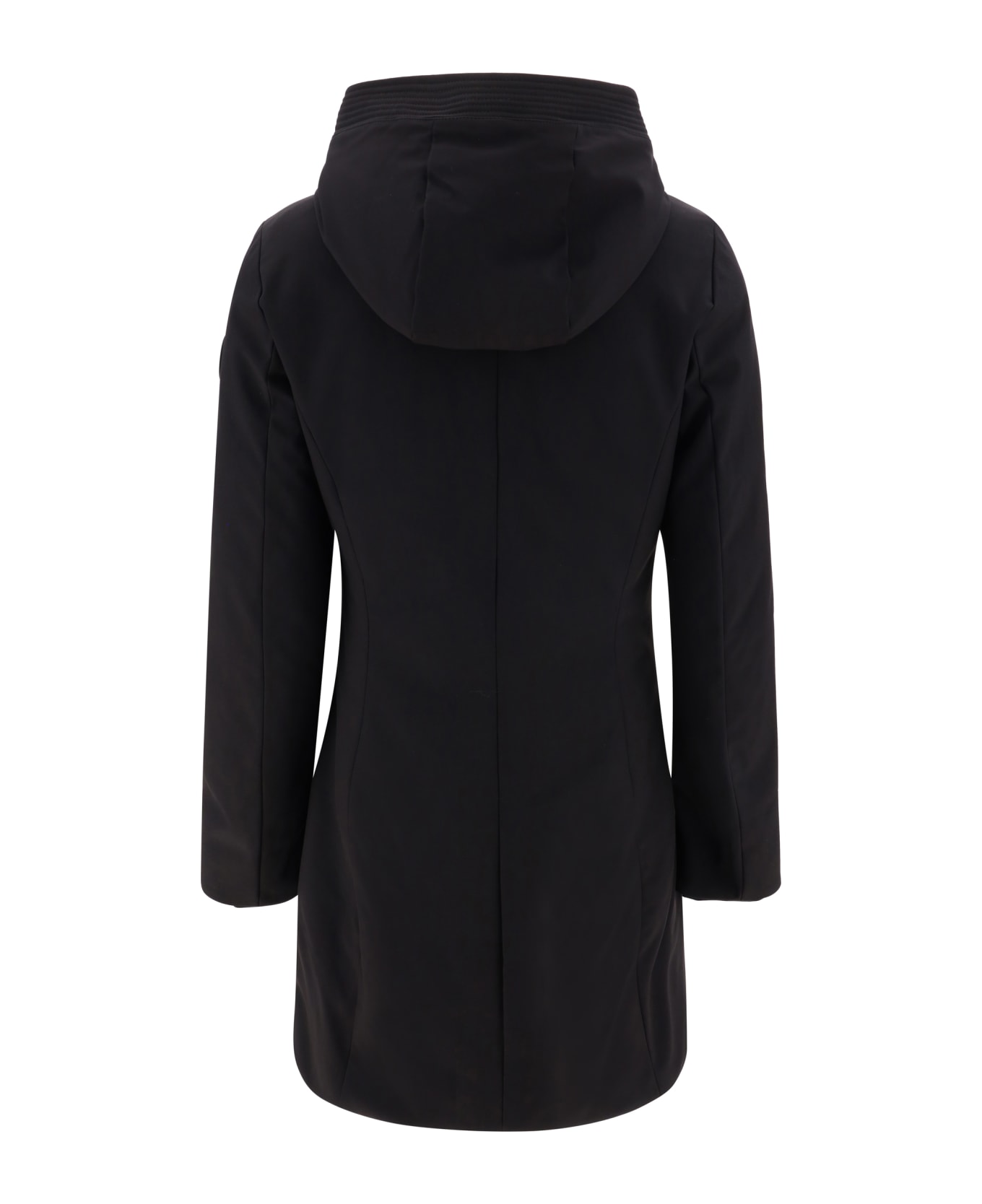 Woolrich Hooded Jacket Woolrich - BLACK