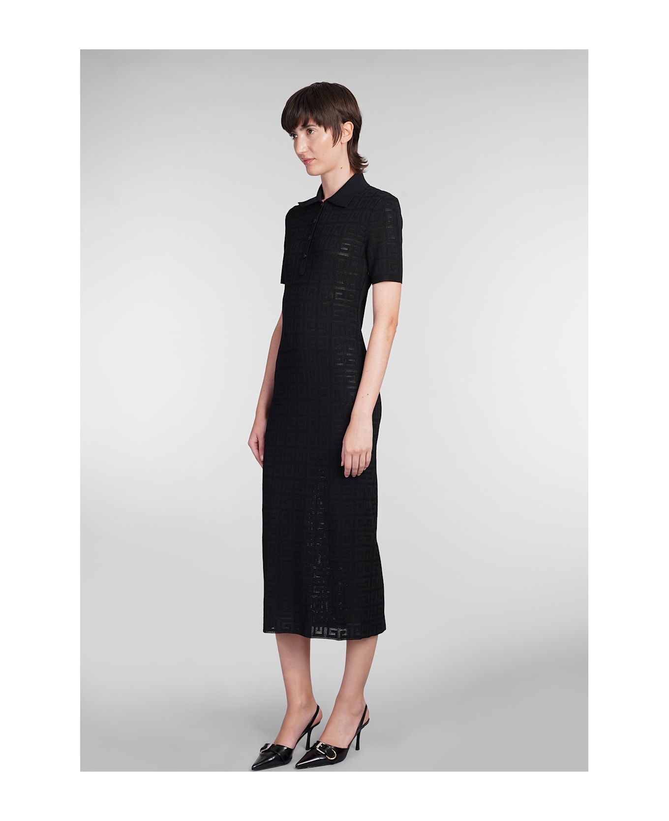 Givenchy Dress In Black Viscose - black