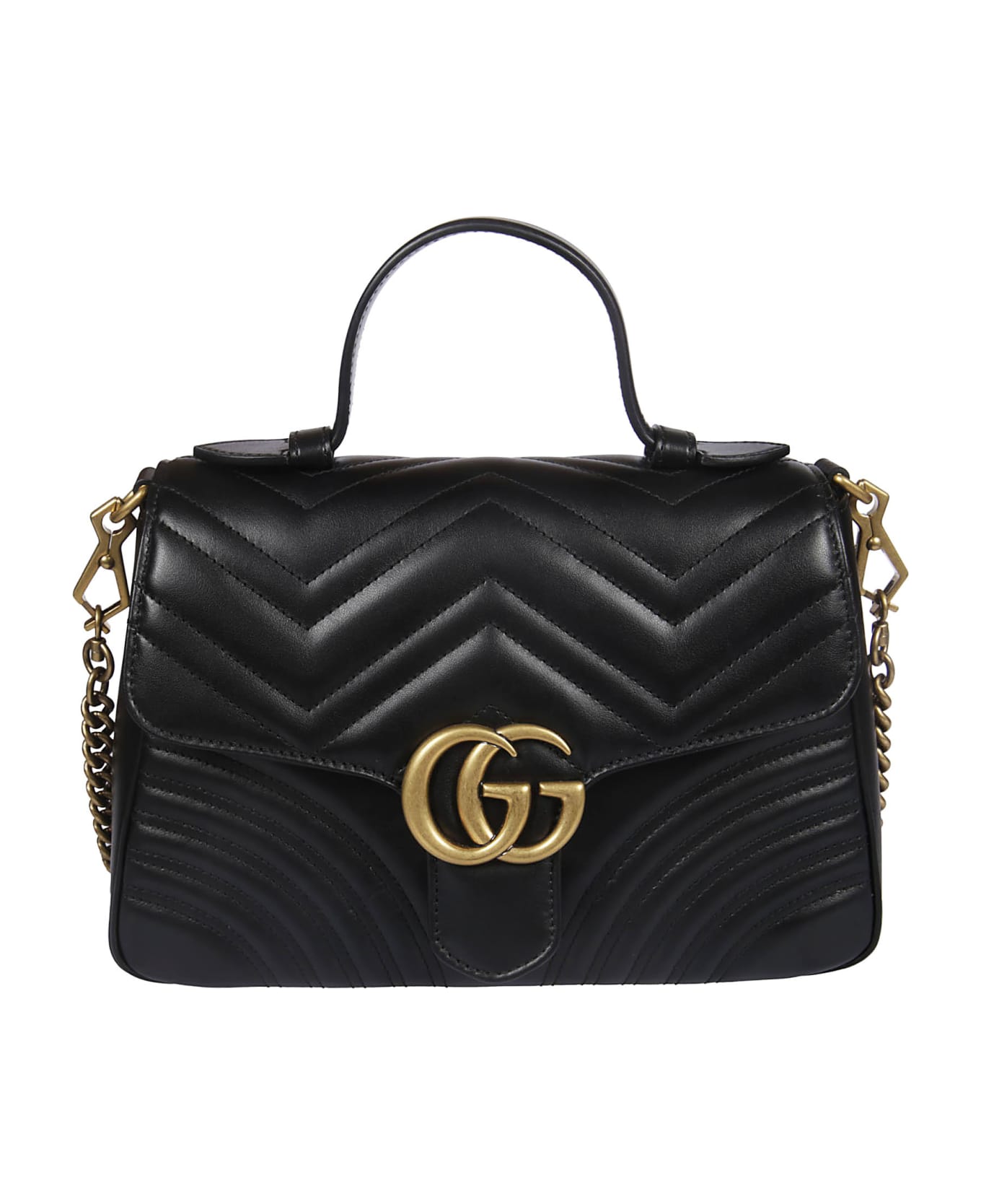 Gucci Gg Marmont Tote - Black