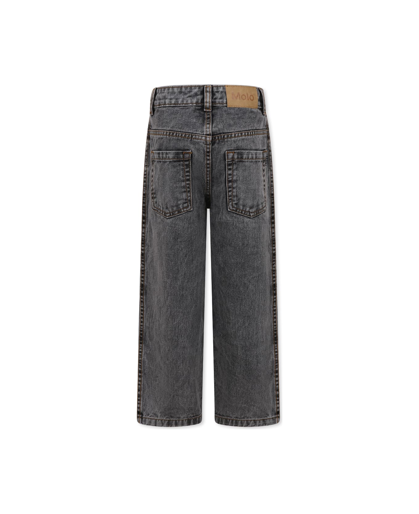Molo Grey Jeans For Kids - Grey