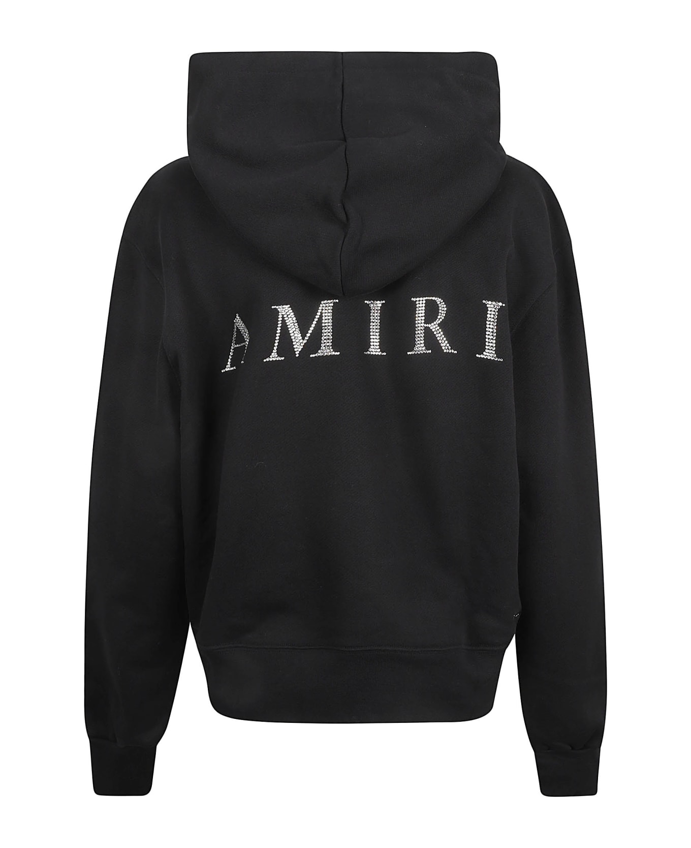AMIRI Crystal-embellished Hoodie - Black フリース