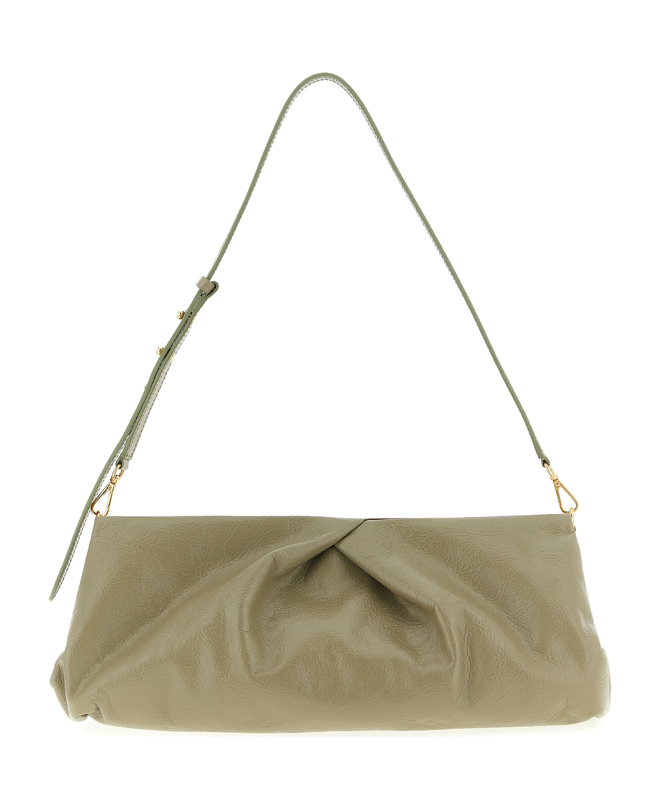 Dries Van Noten 
crisp
 Big Clutch - Green