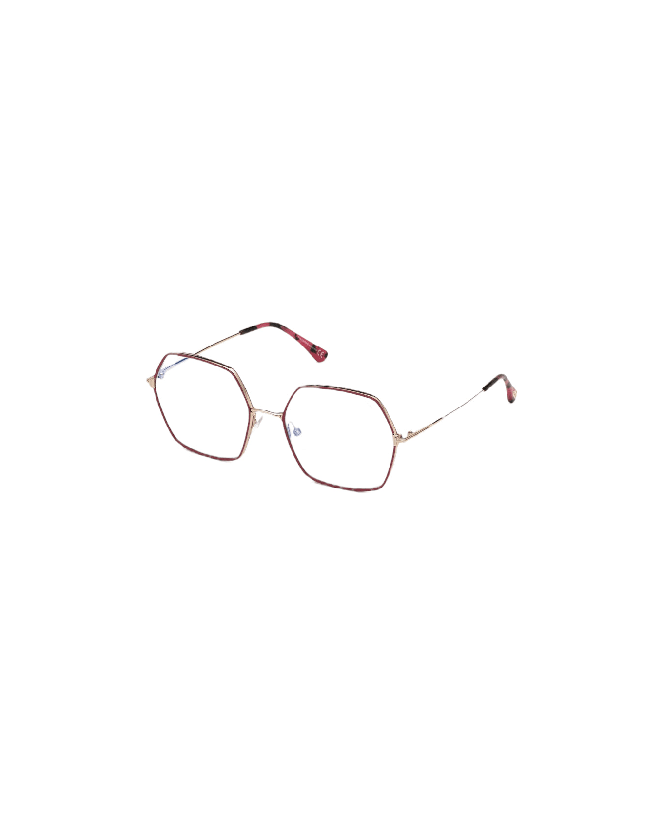 Tom Ford Eyewear Ft 5615 - Gold & Pink Glasses