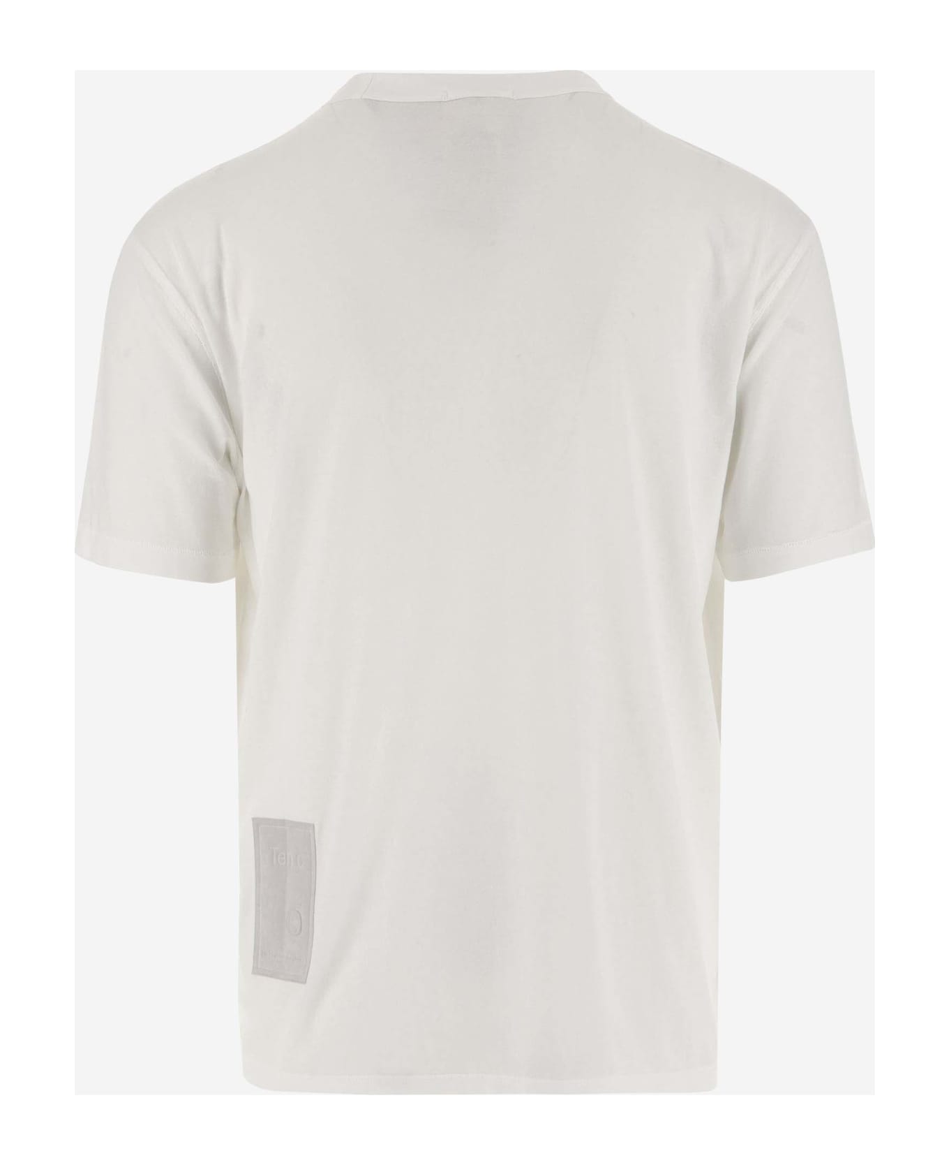 Ten C Cotton T-shirt With Logo - White シャツ