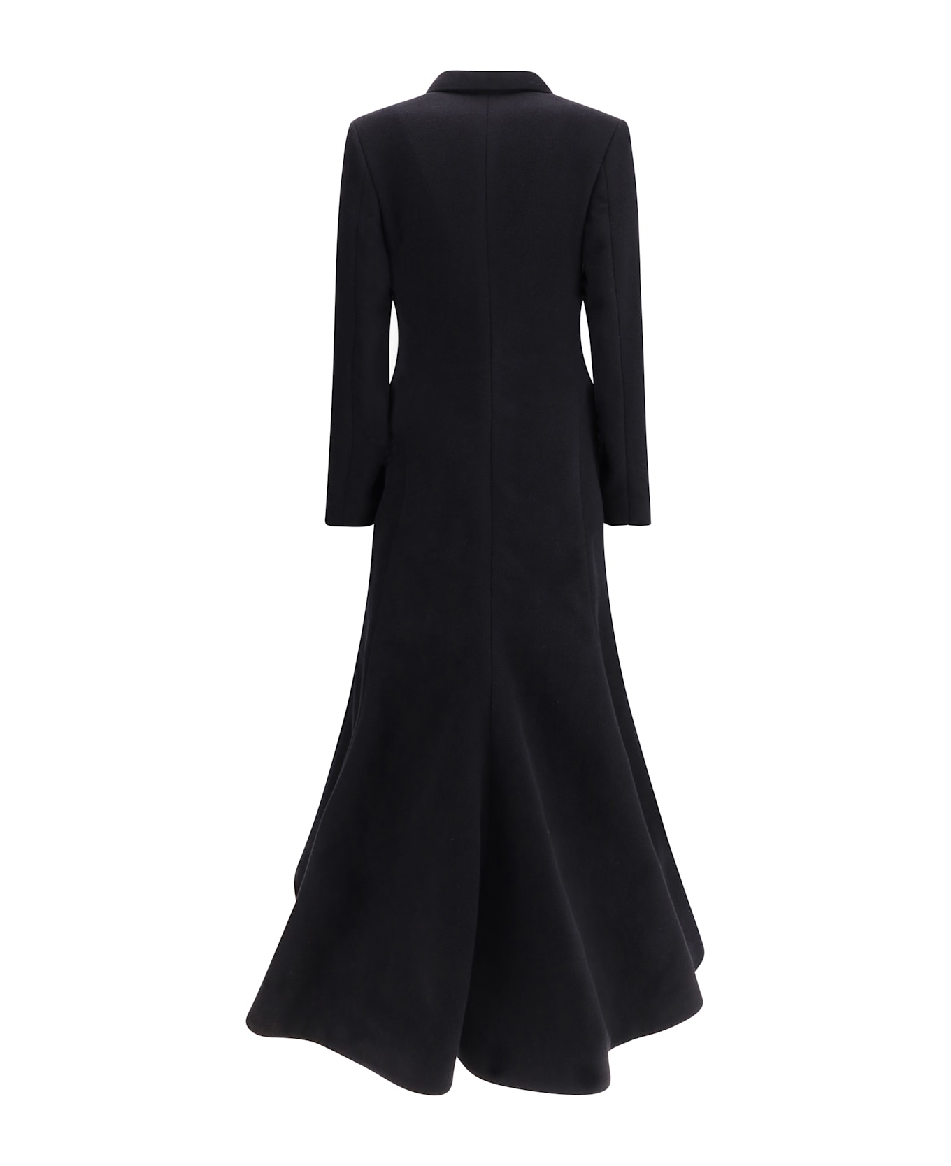 Balenciaga Oversized Godet Double-breasted Coat