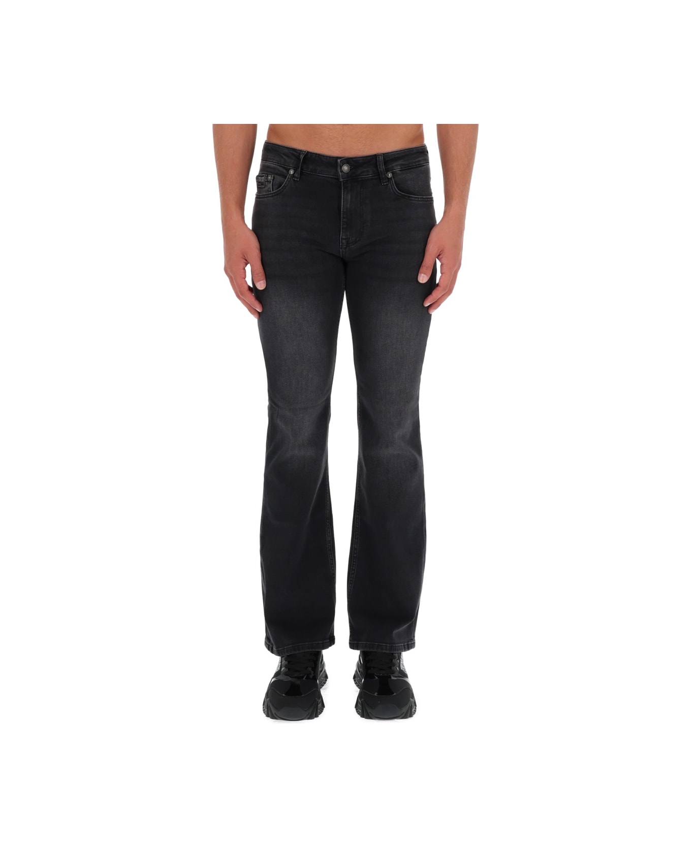 Versace Jeans Couture Jeans Slim Piece Number - BLACK
