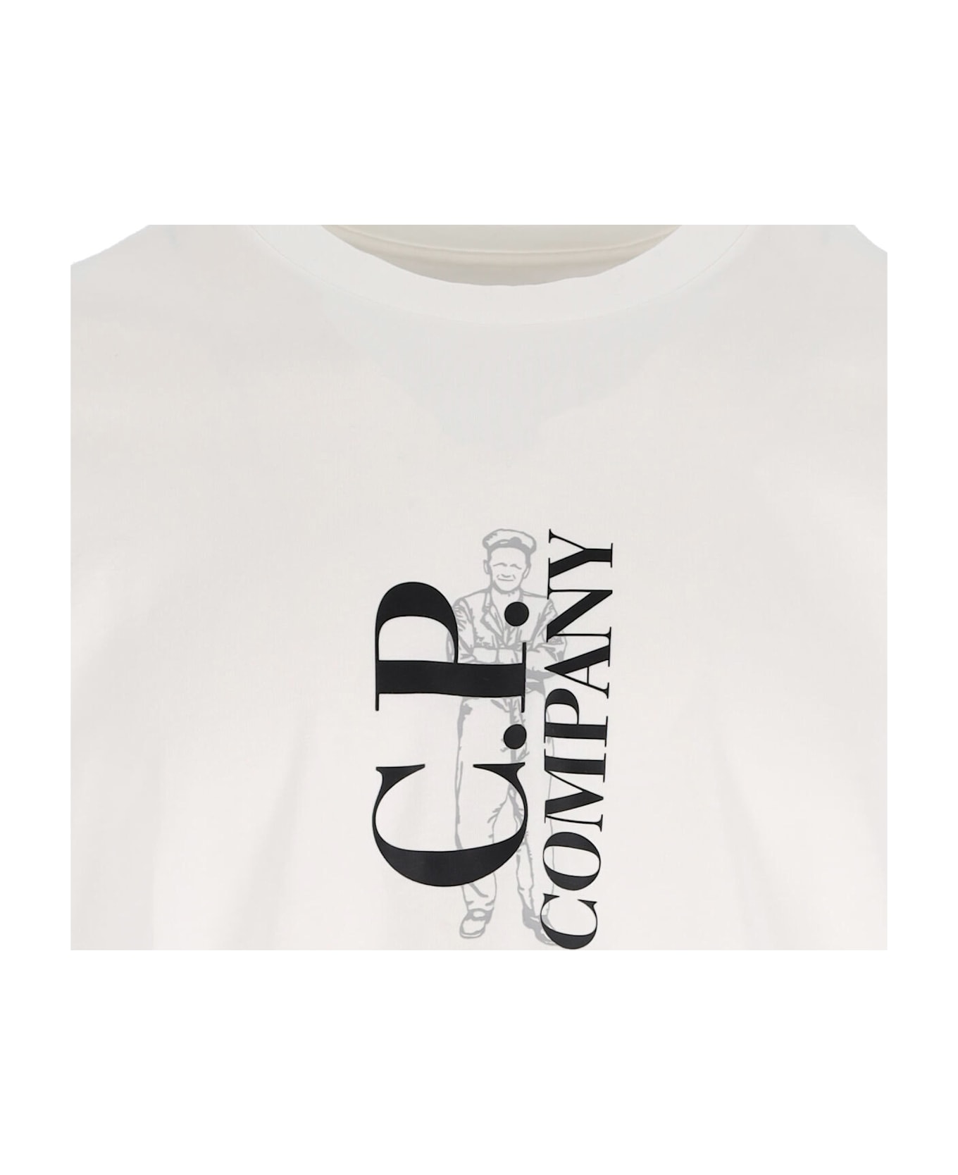C.P. Company Logo T-shirt - White