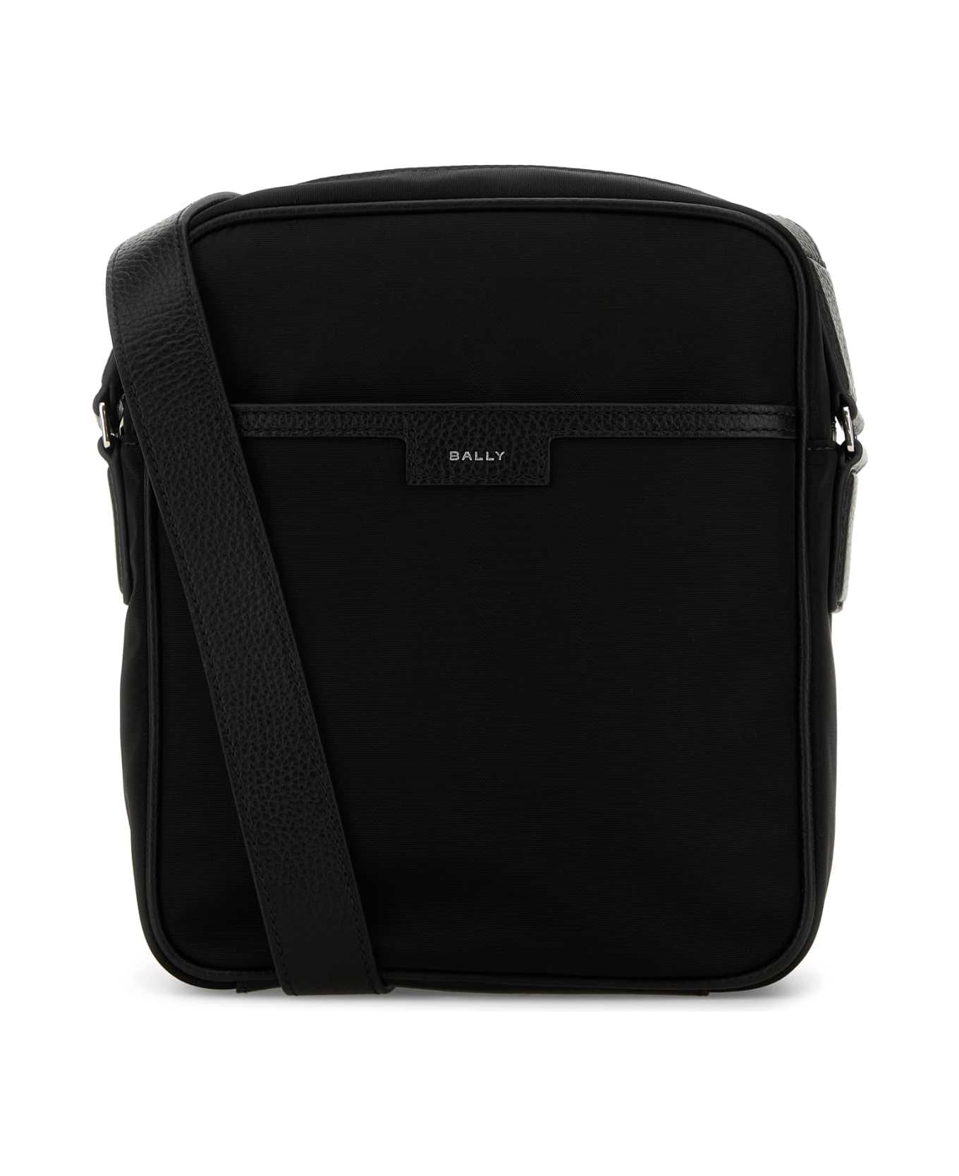 Bally Black Fabric Crossbody Bag - Black