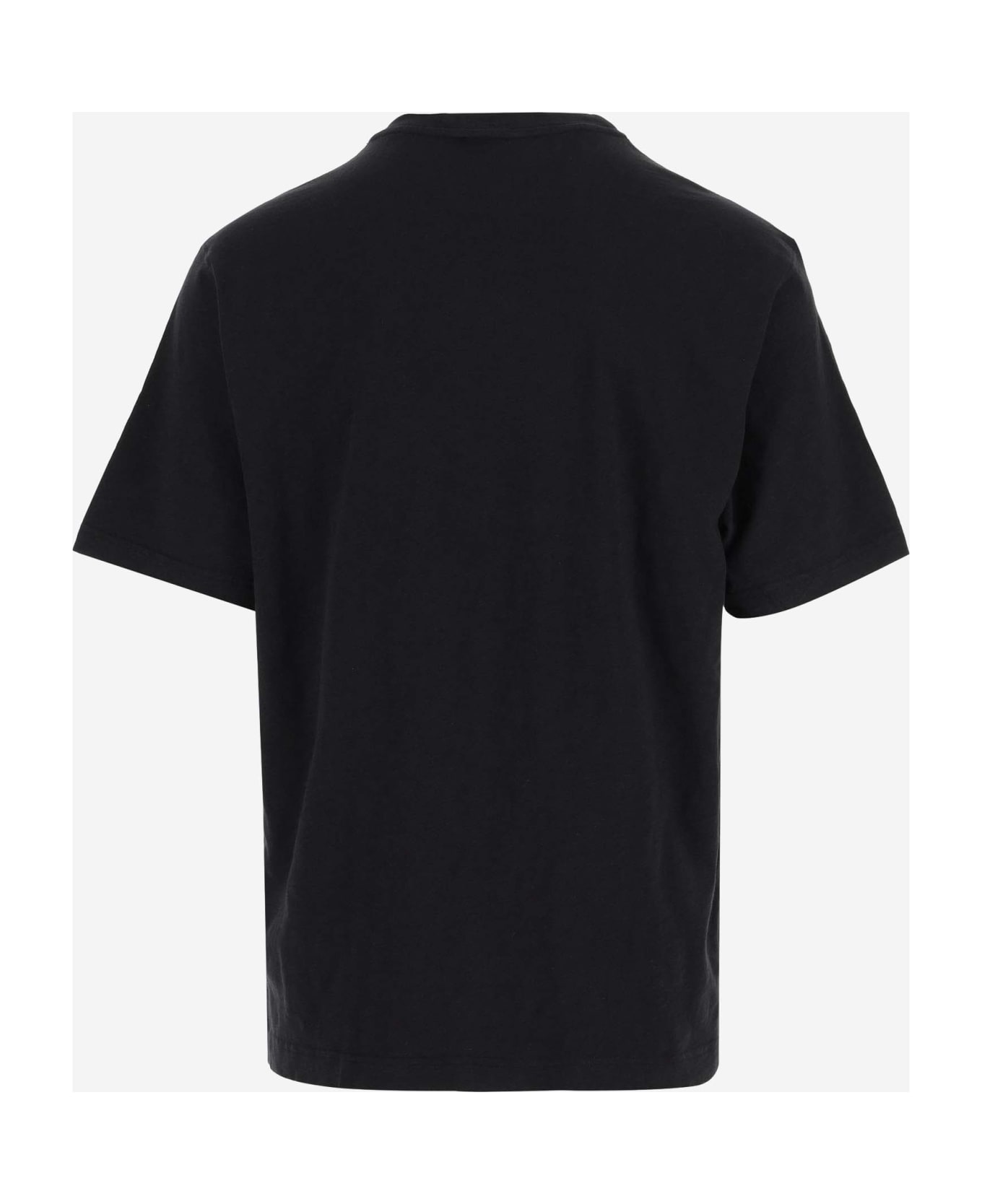 Dolce & Gabbana Cotton T-shirt With Logo - Black