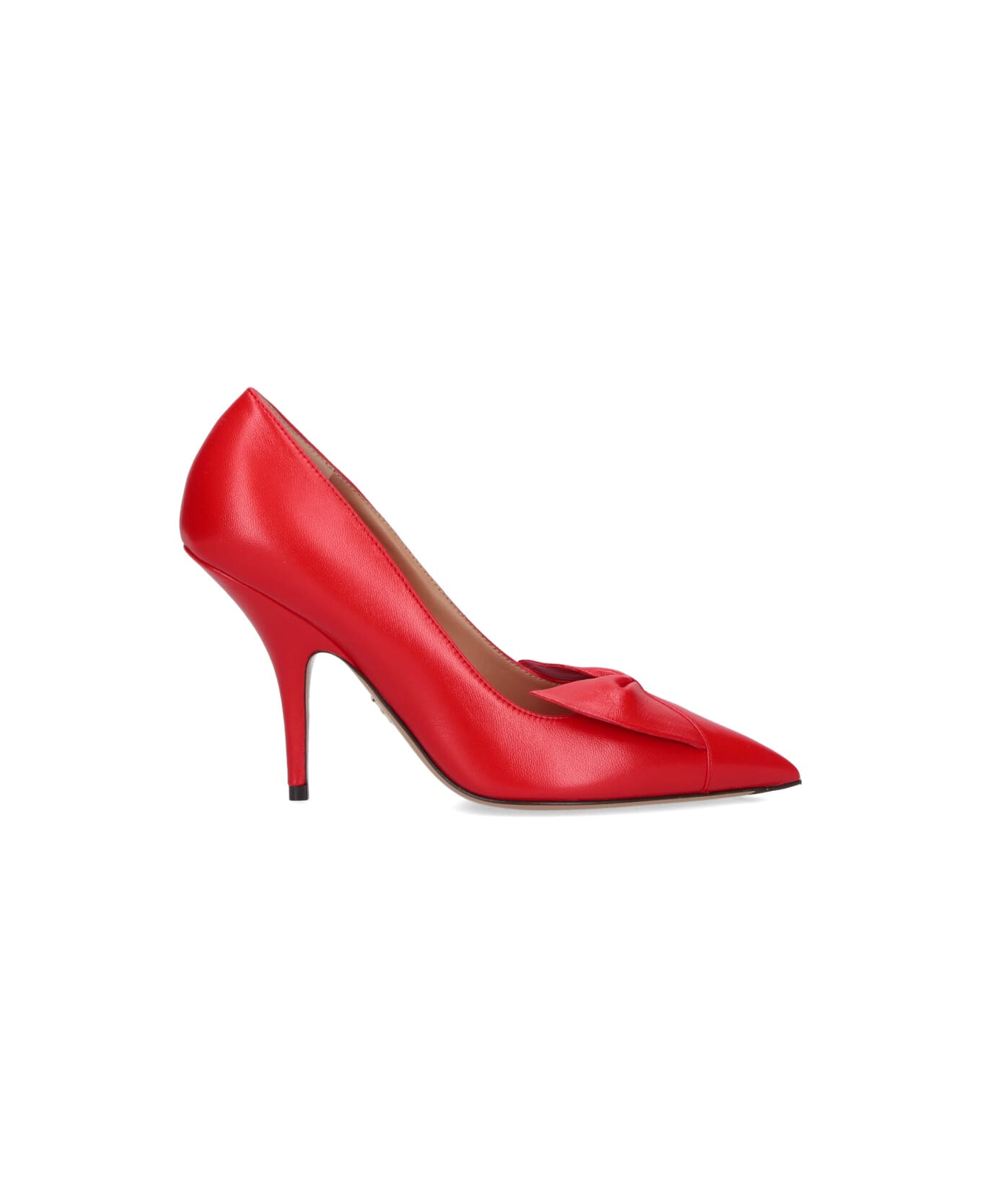 Ferragamo Bow Pumps - Red