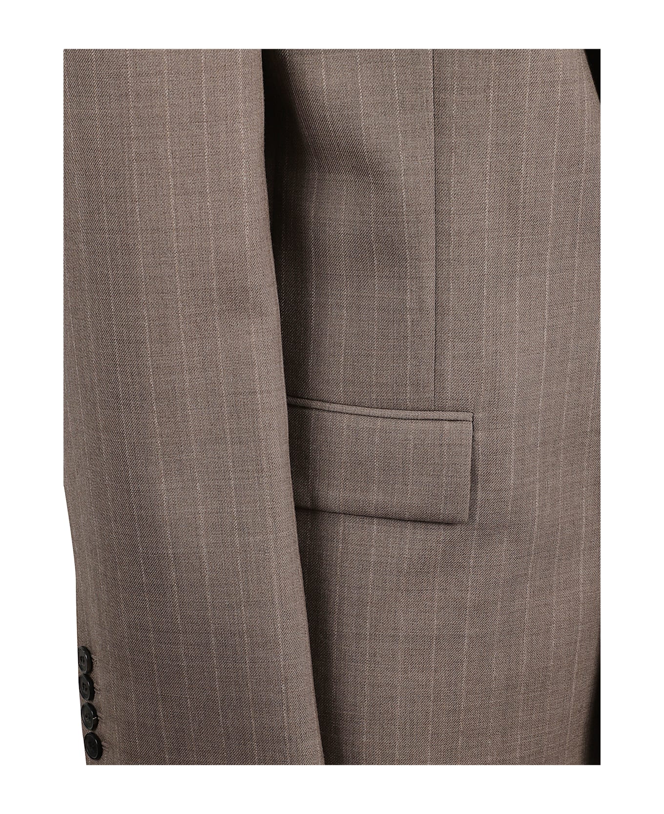 Saint Laurent Single-breasted Blazer - Beige