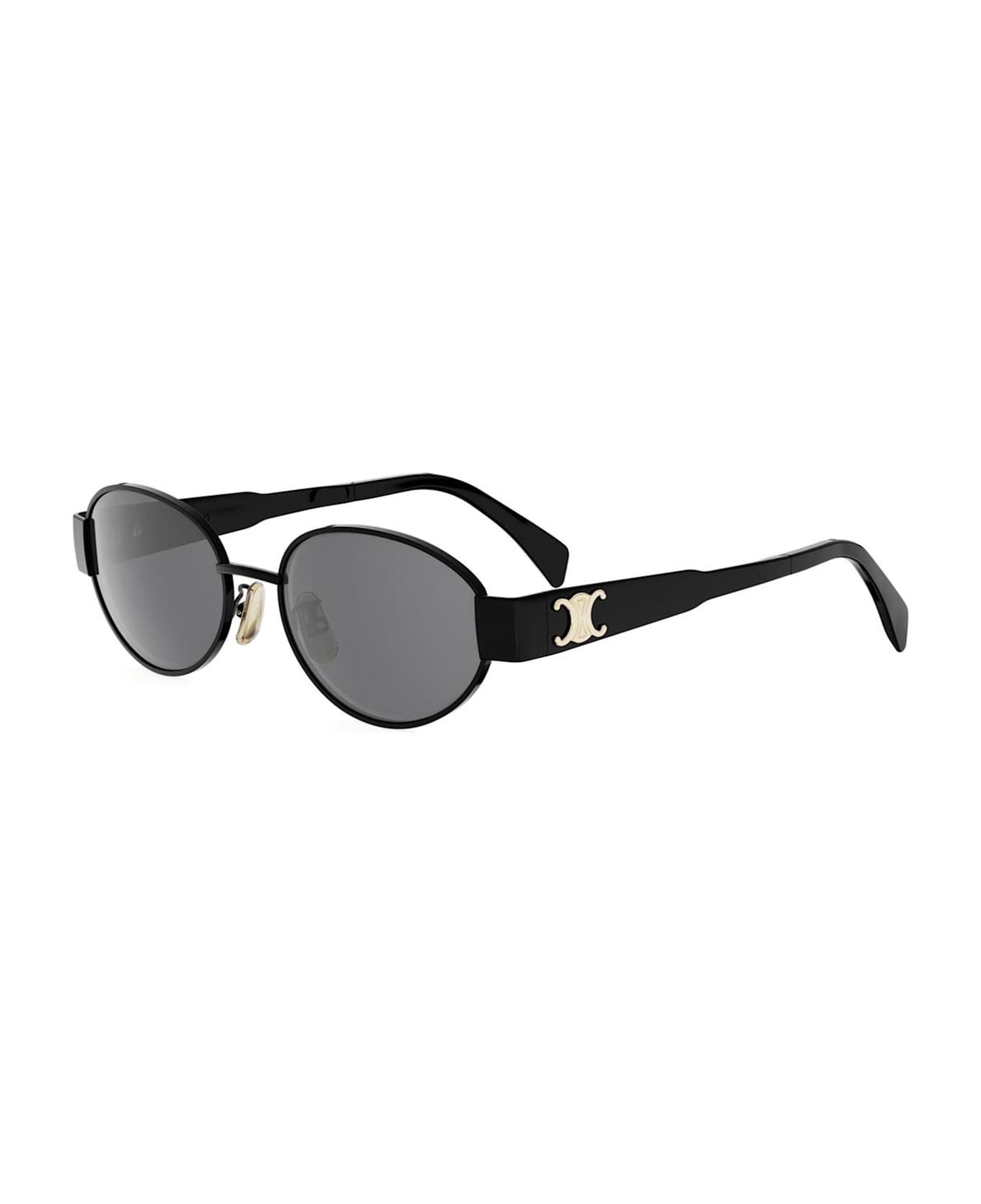 Celine Metal Triomphe Cl40235u - Black Sunglasses - Black