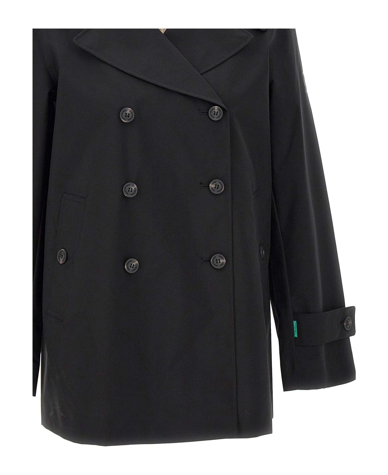 Save the Duck "grin18sofi" Trench Coat - BLACK