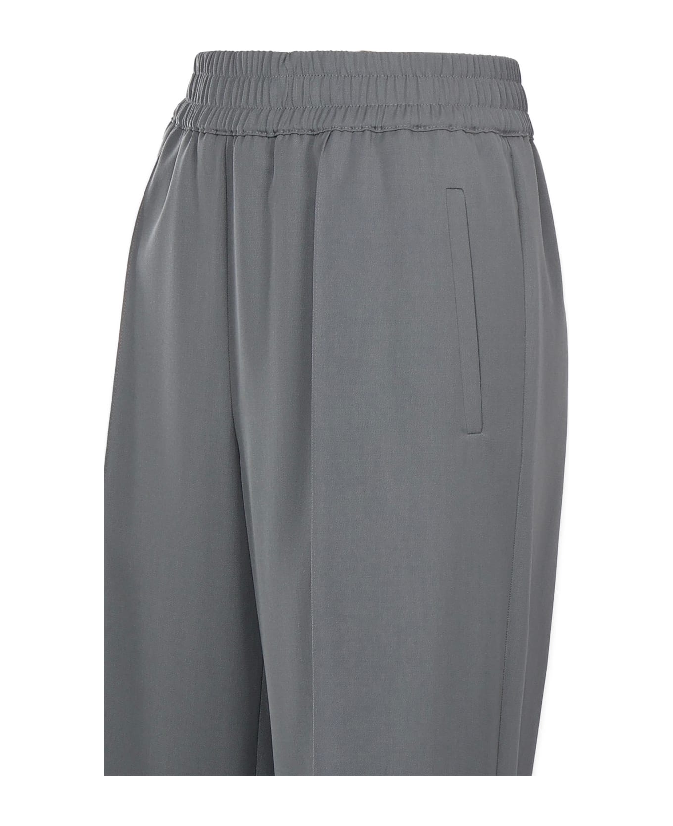 Dolce 
Gabbana Wool Gabardine Trousers - Grey