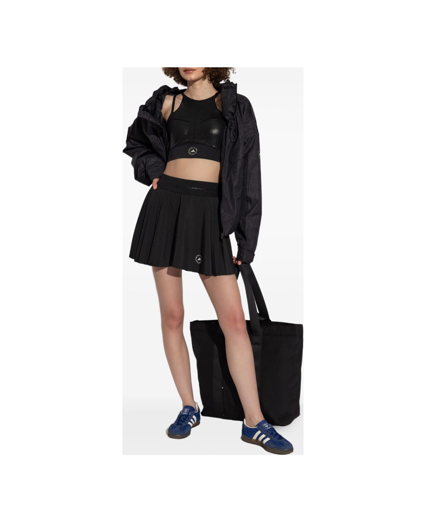 Adidas by Stella McCartney Logo Gym Bra - Black