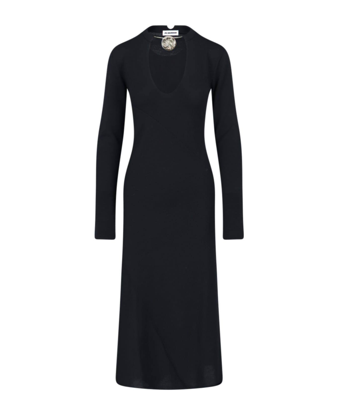 Jil Sander Necklace Detail Dress - Black   ワンピース＆ドレス