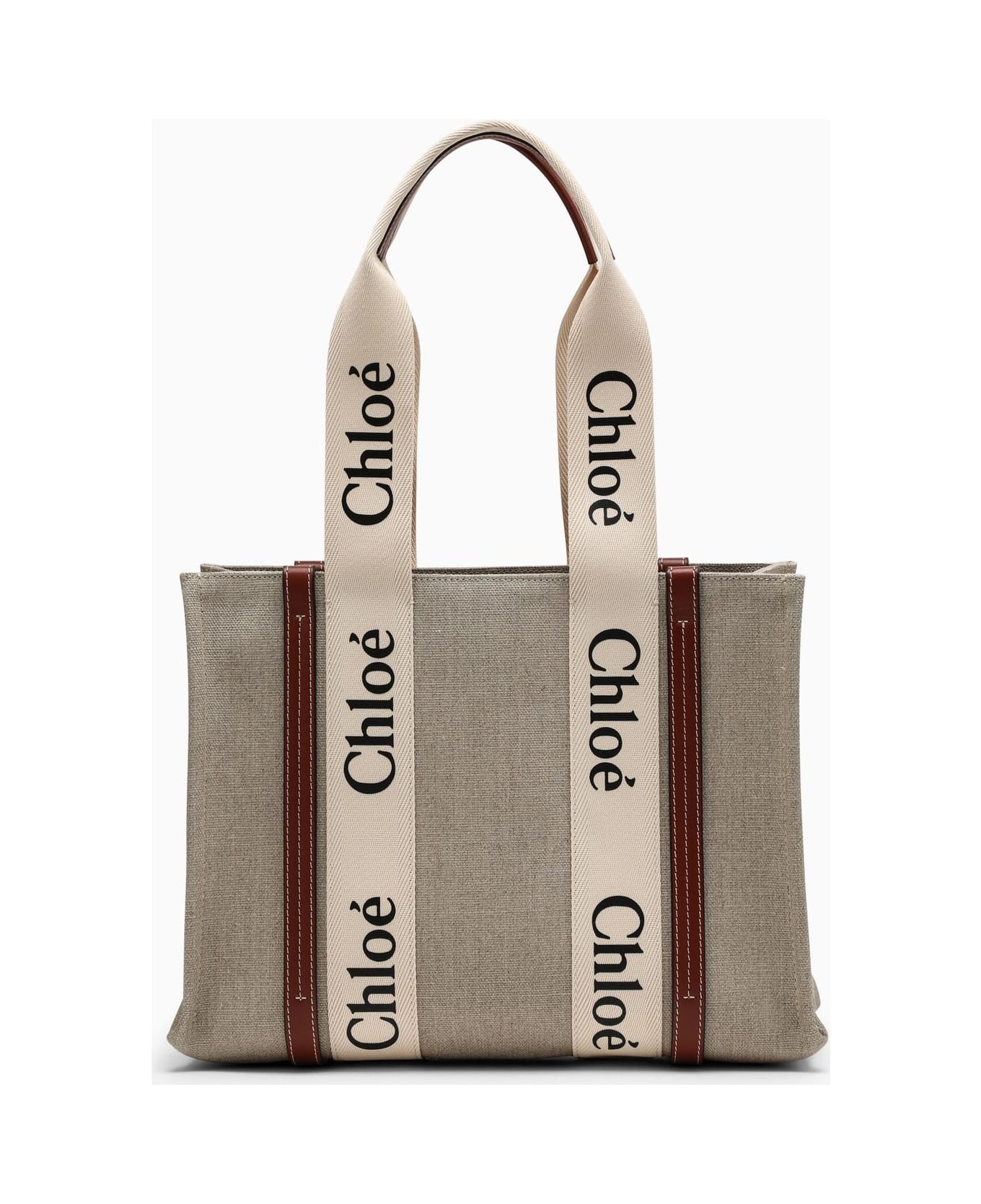 See by Chloé Vicki Small Canvas & Leather Bucket Bag