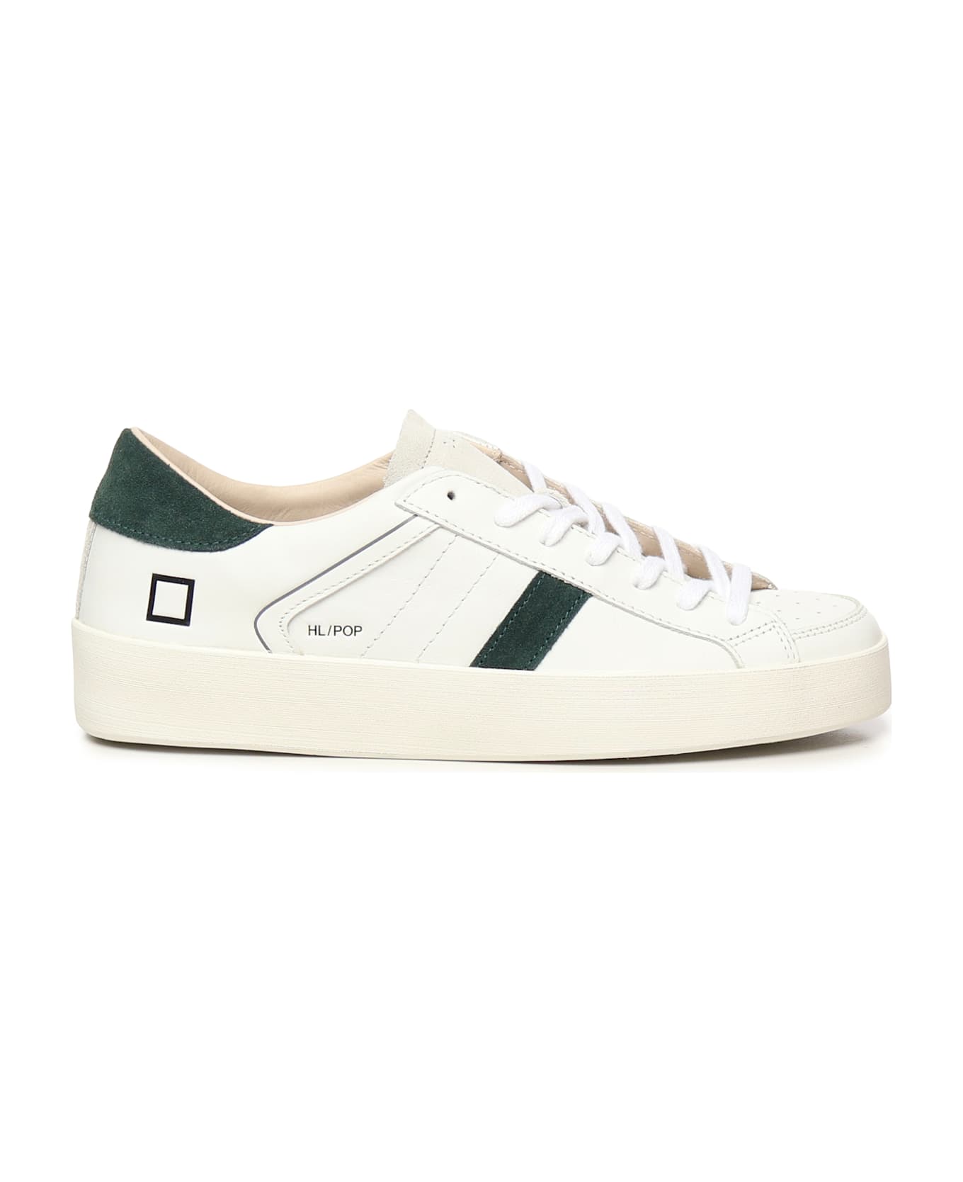 D.A.T.E. Hills Sneakers - White-green