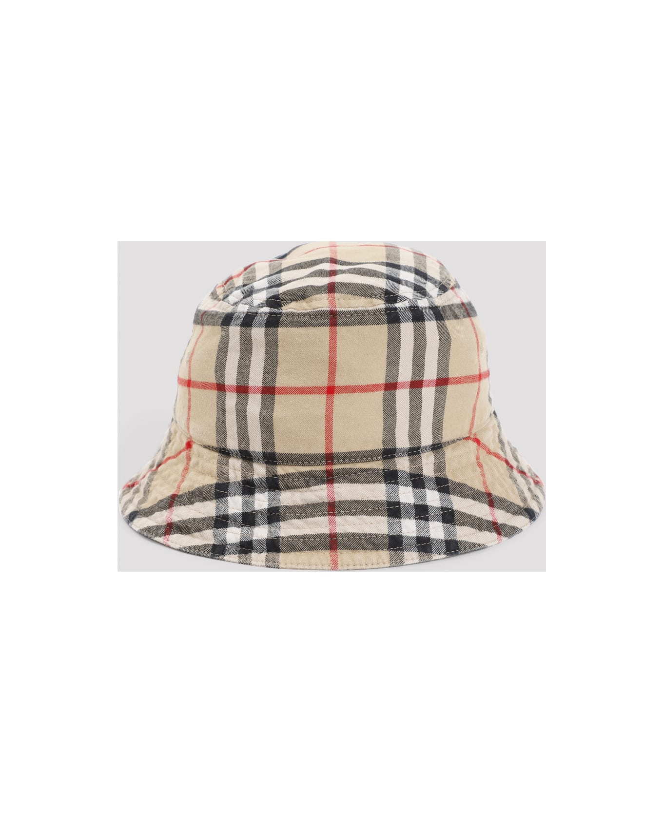 Burberry Check Bucket Hat - Archive Beige