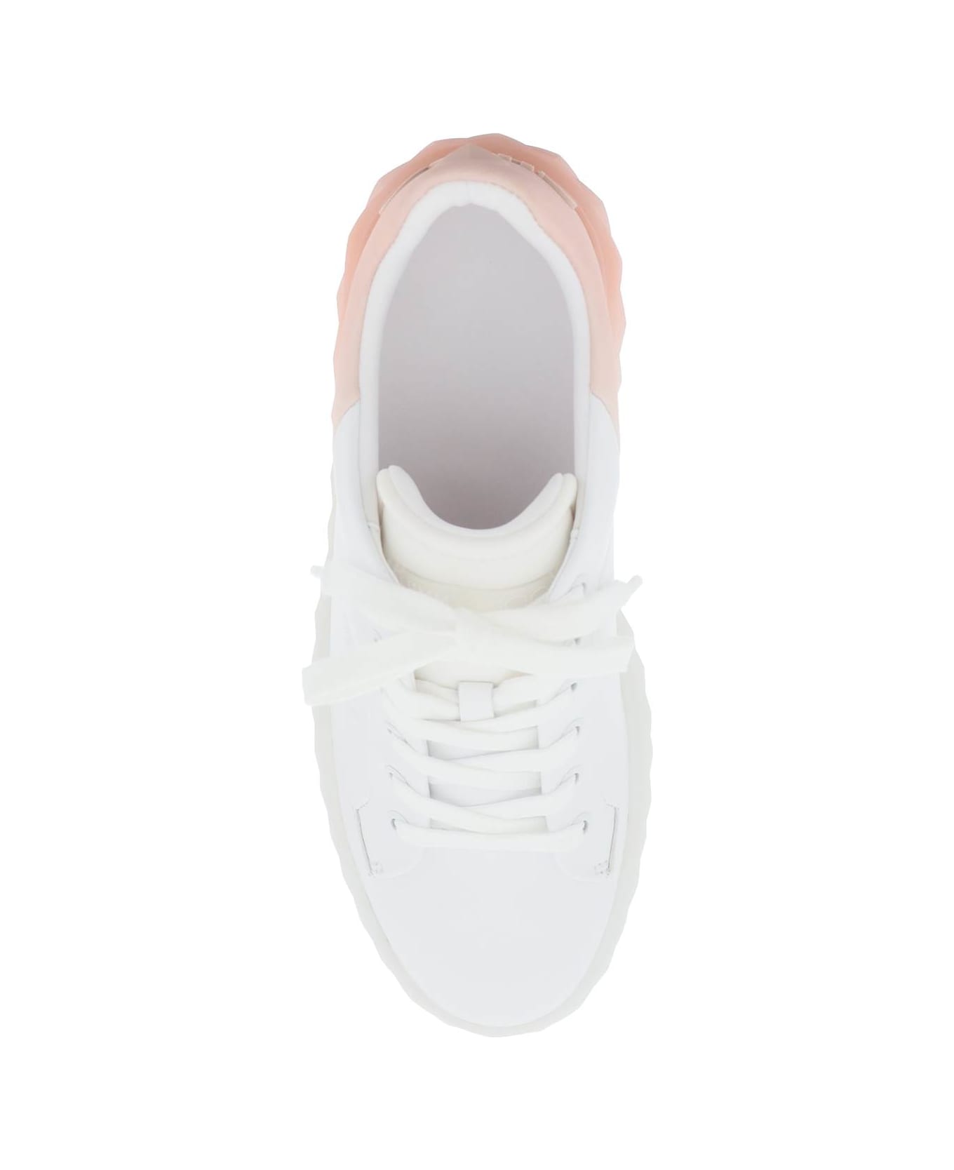 Jimmy Choo Diamond Maxi/f Ii Sneakers - V WHITE MACARON MIX (White) スニーカー