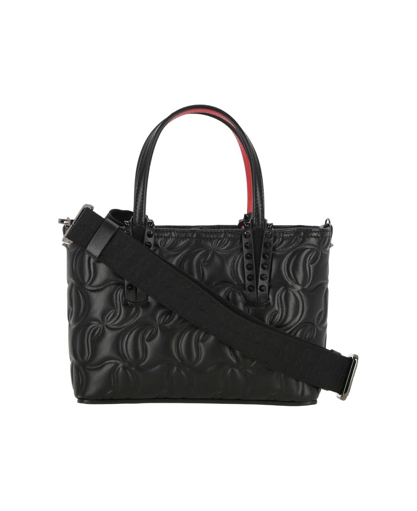 Christian Louboutin Cabata Mini Tote Bag - Black/black