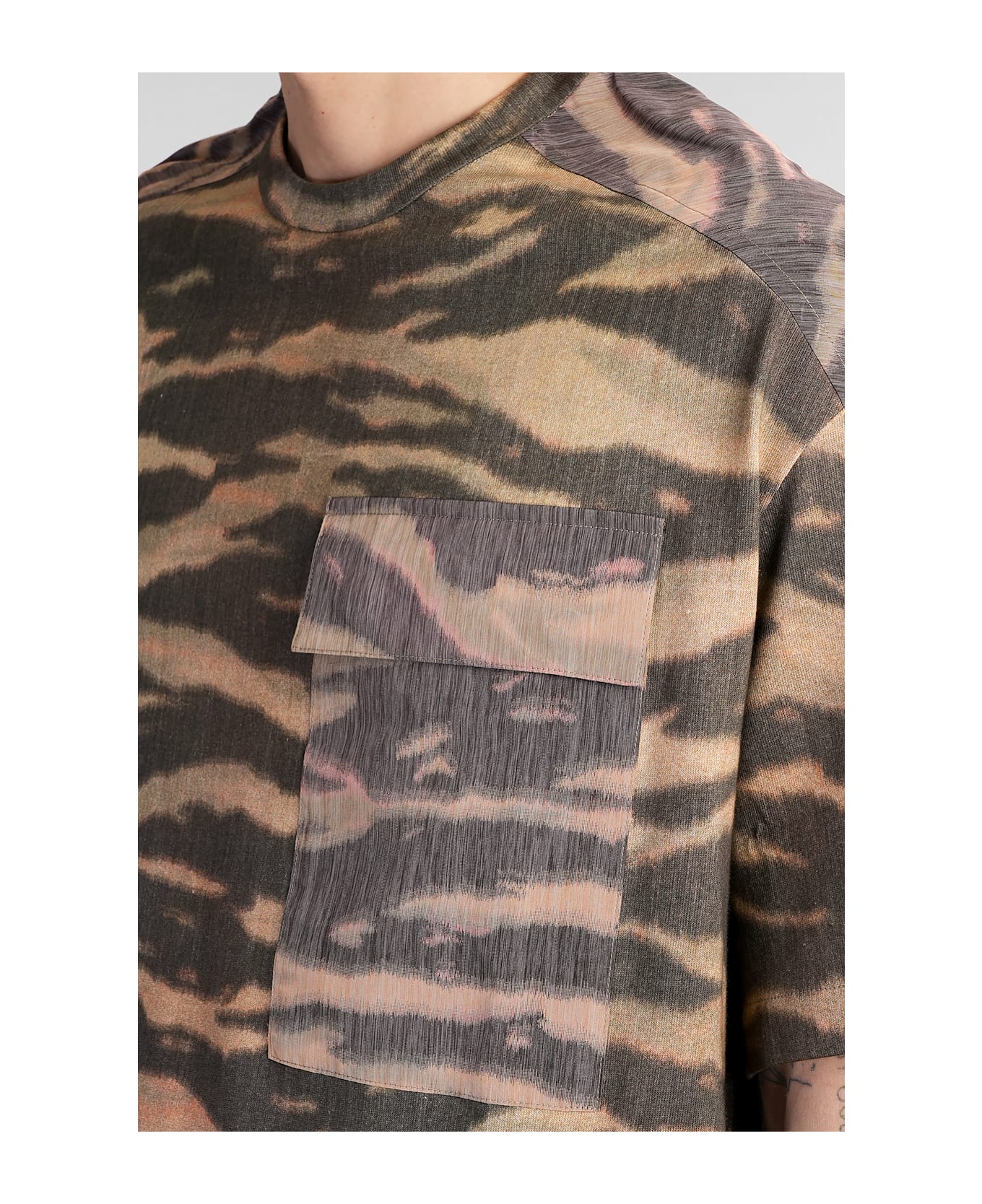 Jil Sander T-shirt In Multicolor Cotton - multicolor