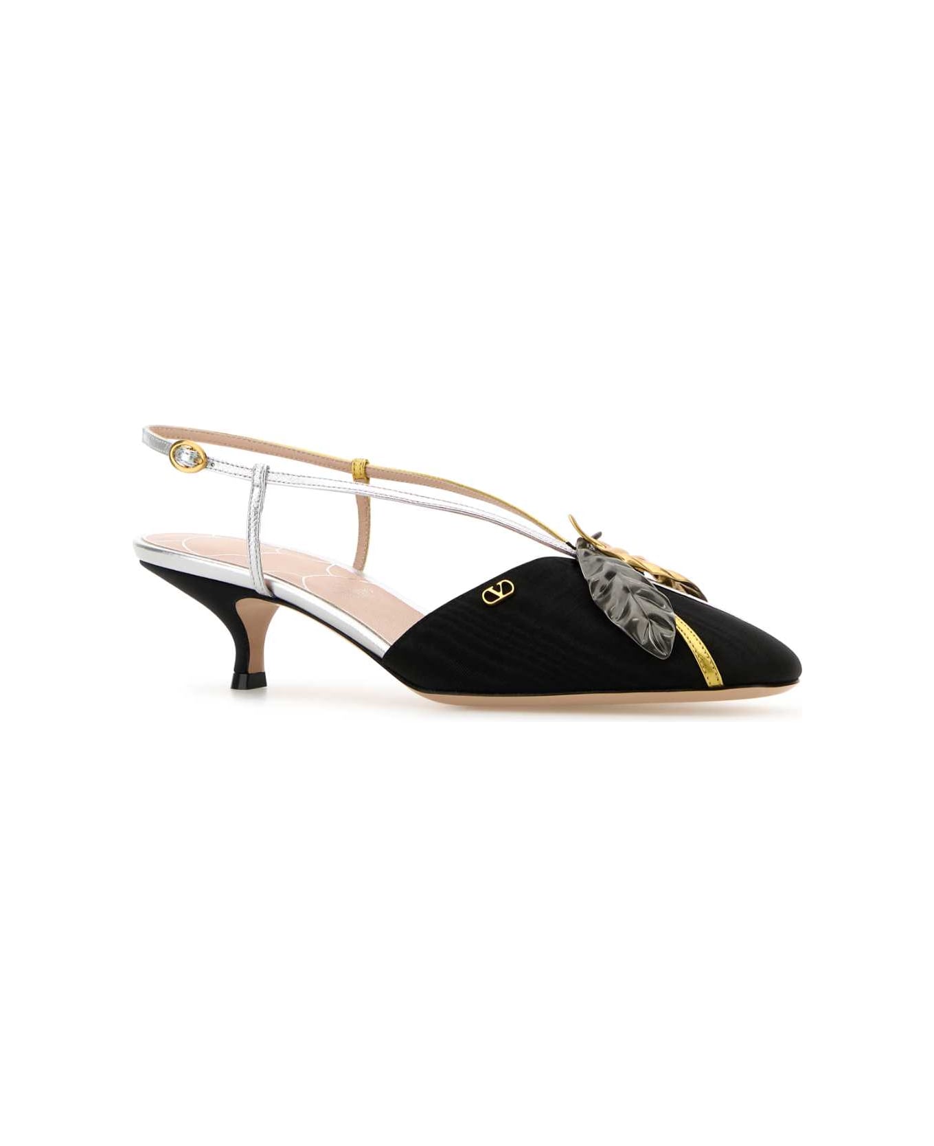 Valentino Garavani Black Fabric Pumps - BLACK
