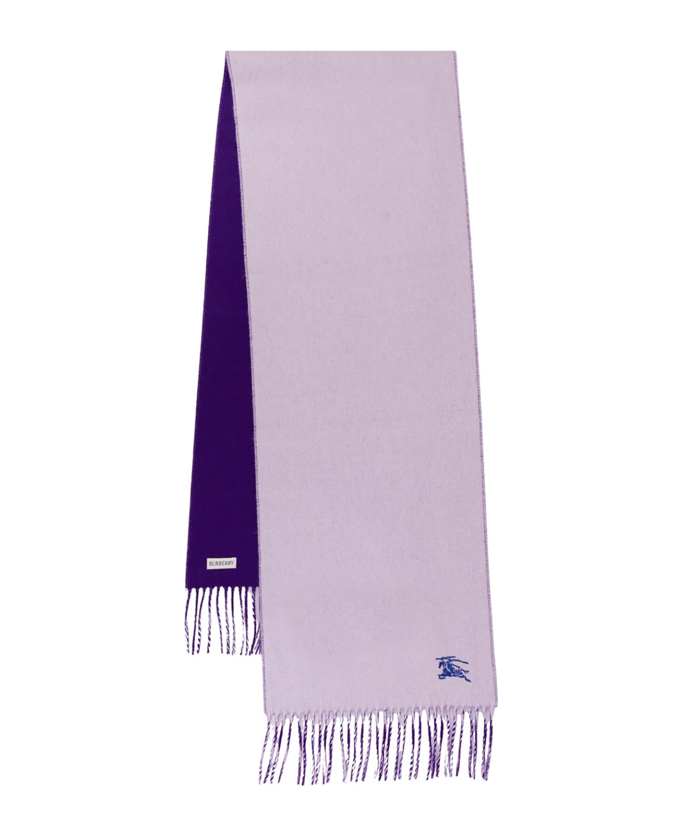 Burberry Purple Cashmere Scarf - Purple スカーフ