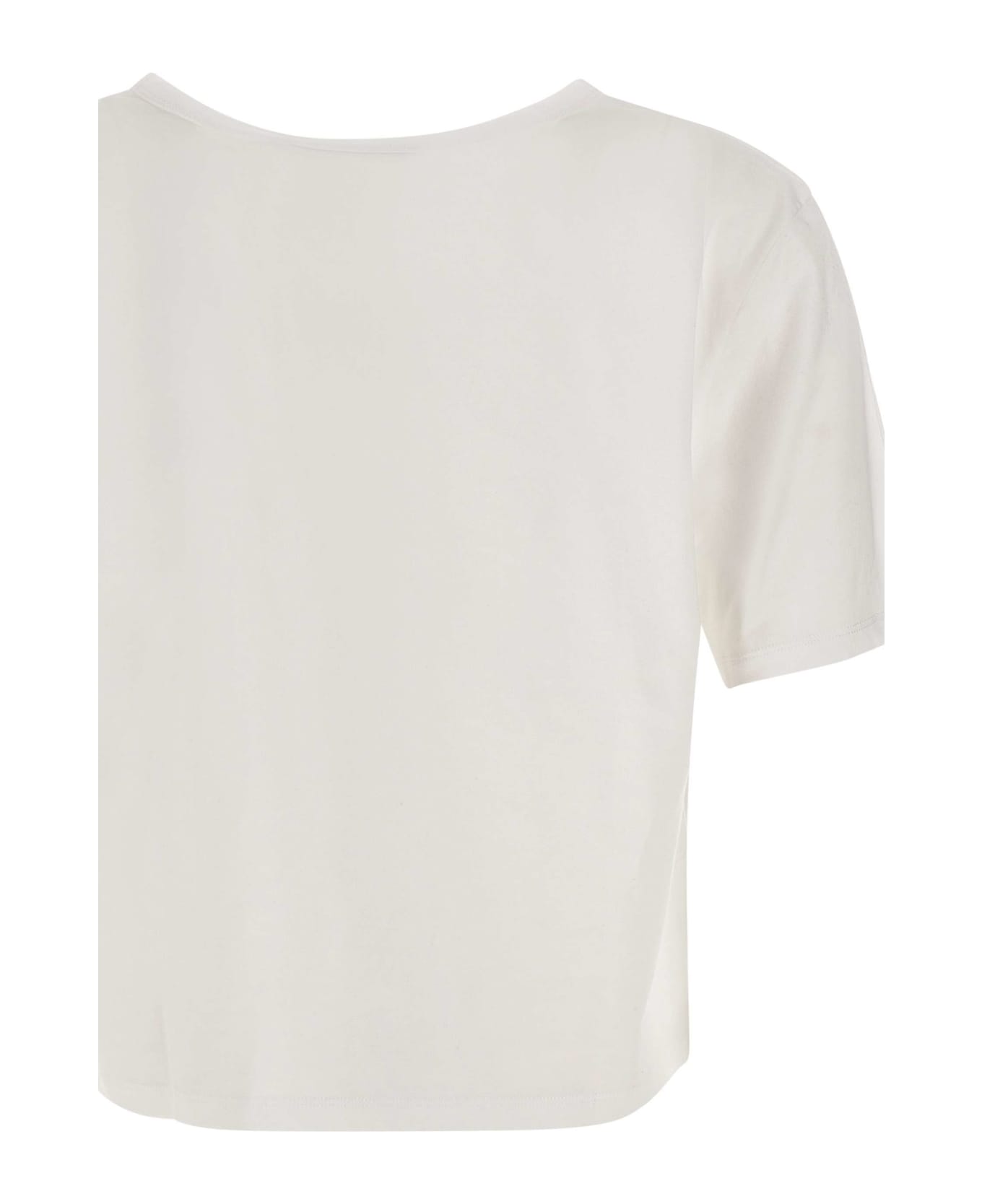 IRO "teji"cotton Sweater - WHITE Tシャツ
