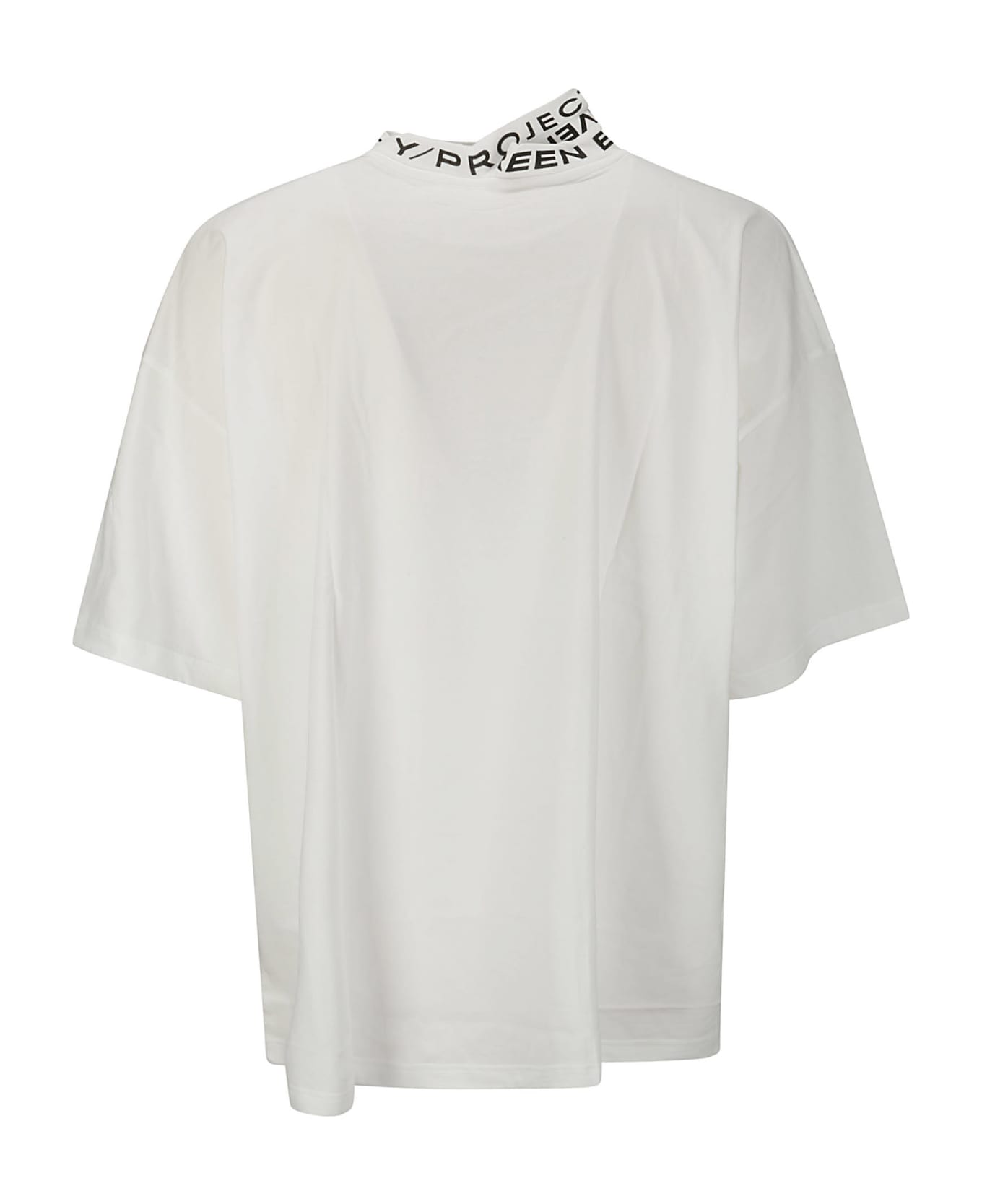 Y/Project Evergreen Triple Collar T-shirt - EVERGREEN OPTIC WHITE