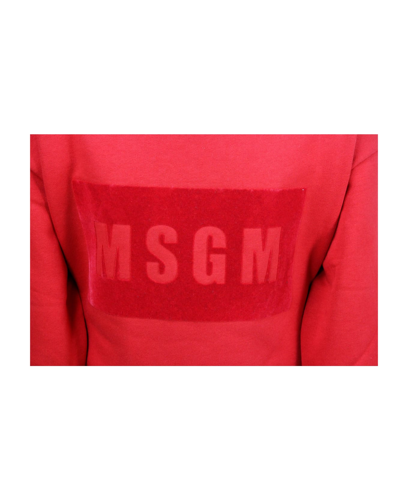【送料&関税込】MSGM Grey And Red Sweater MSGM Sweater | italist