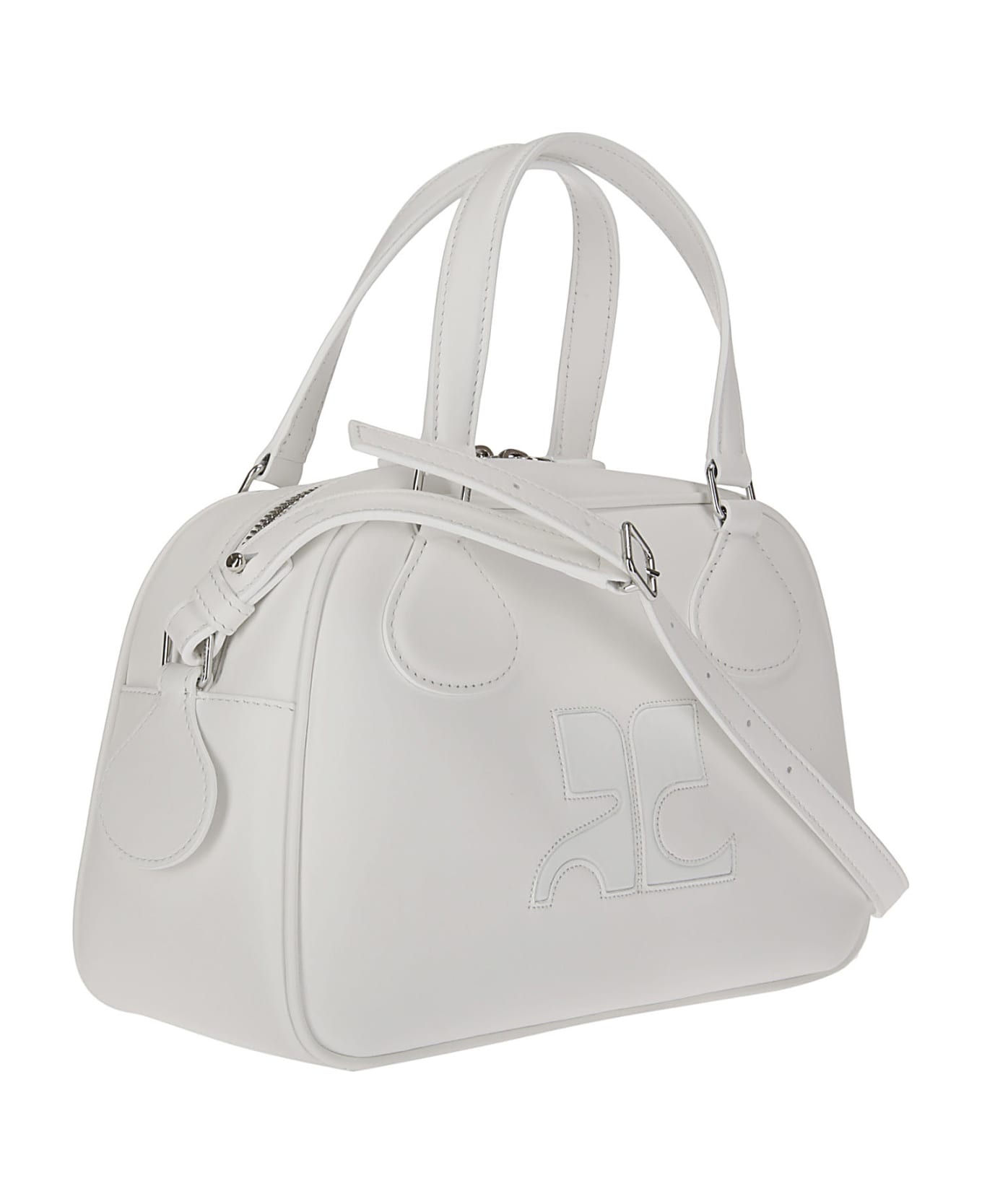 Courrèges Reedition Bowling Bag - HERITAGE WHITE