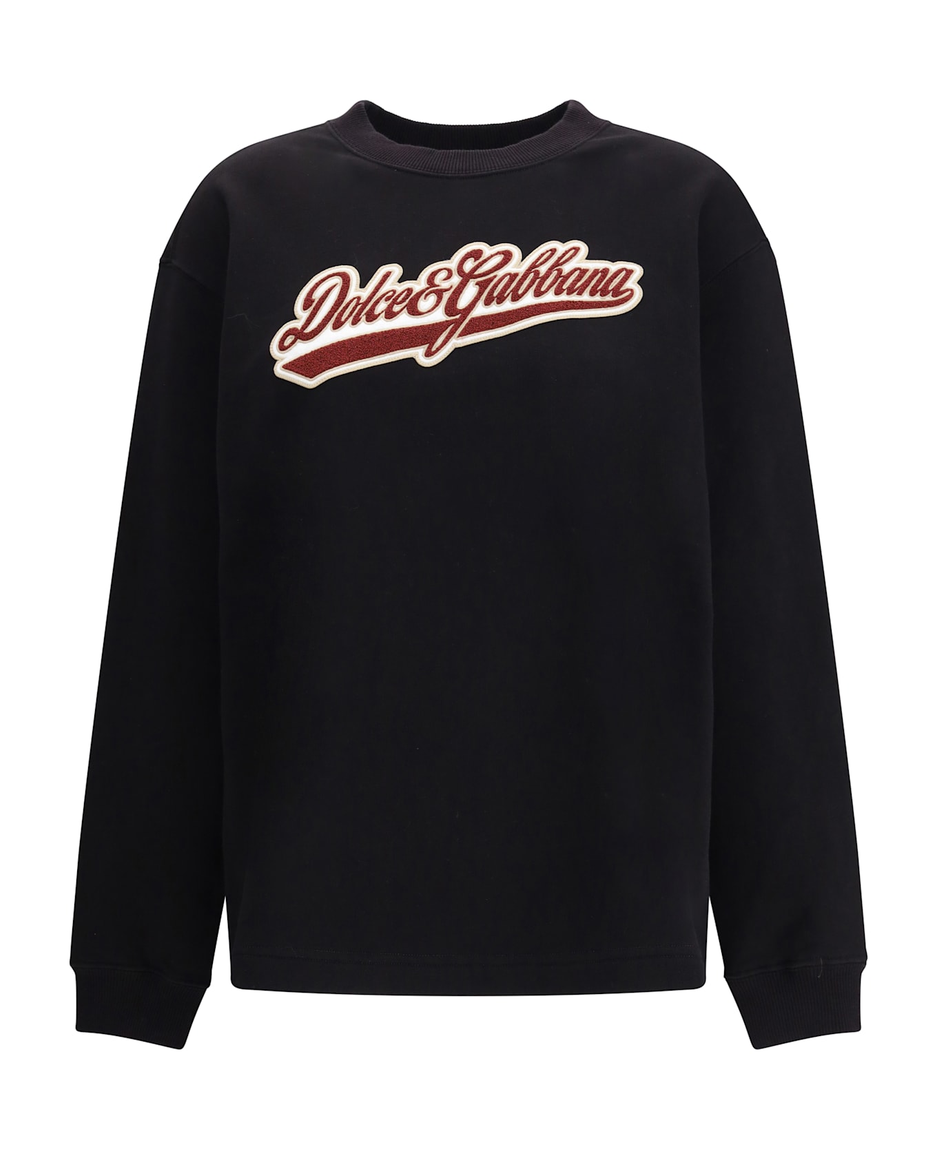 Dolce 
Gabbana Cotton Sweatshirt With Patch