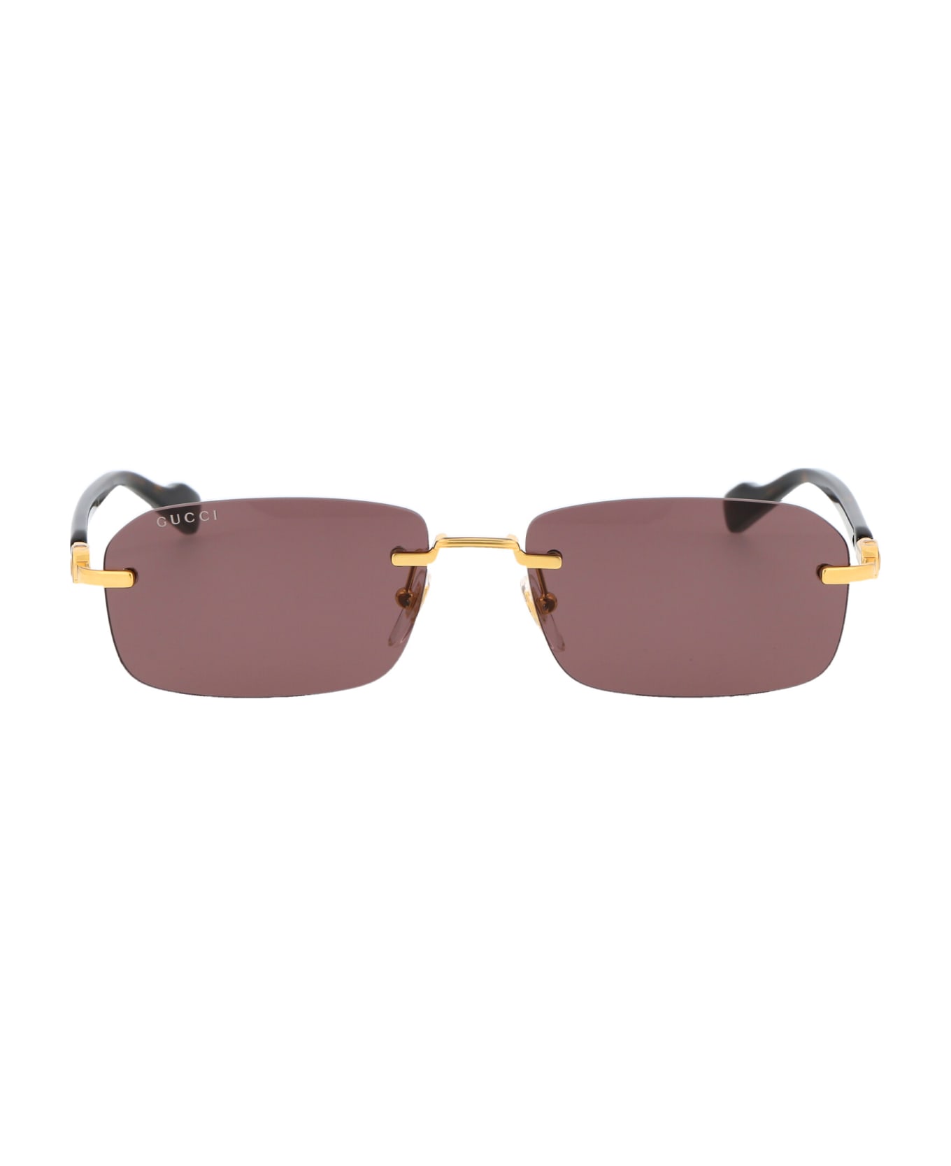 Gucci Eyewear Gg1221s Sunglasses - 002 GOLD HAVANA BROWN サングラス