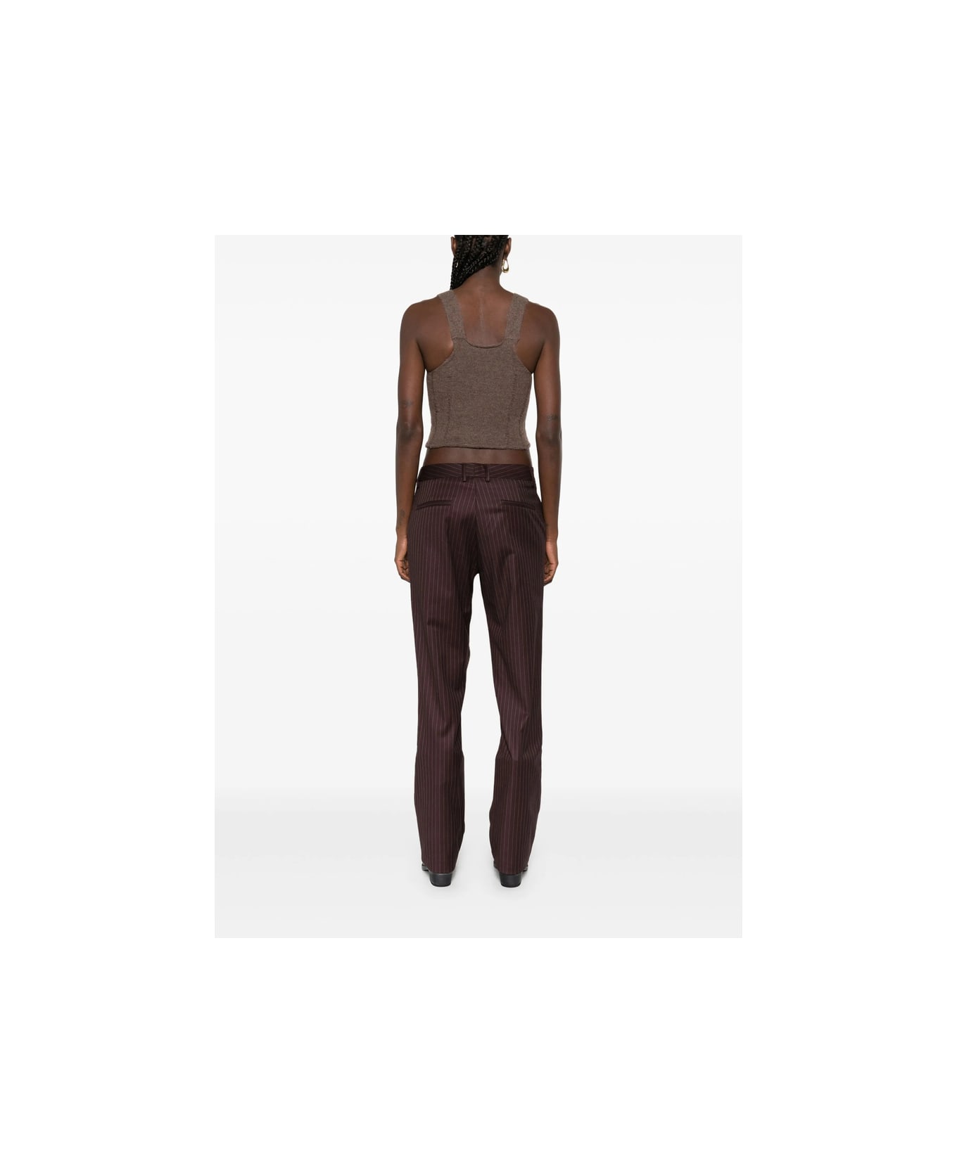 Ann Demeulemeester Top - BROWN