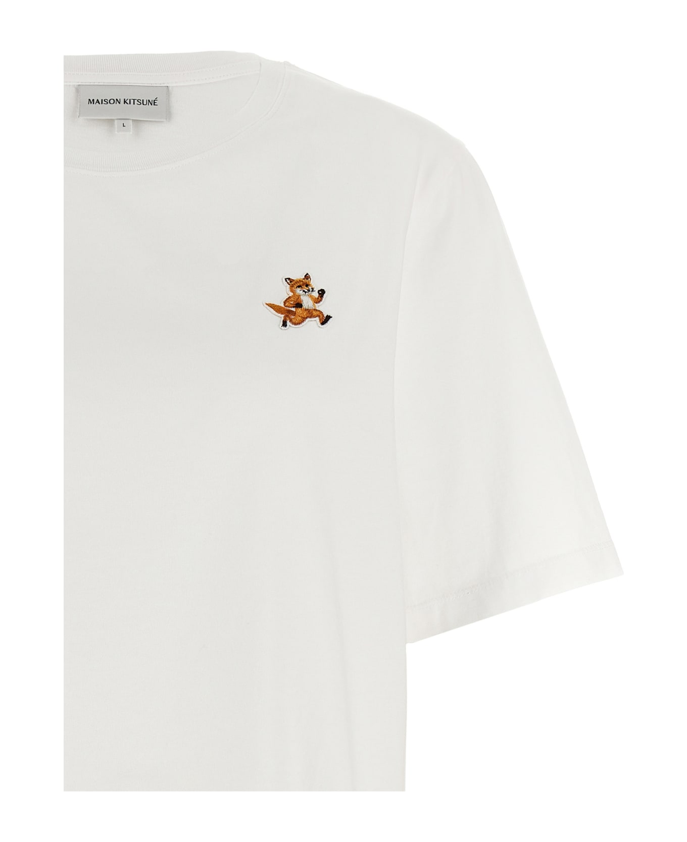 Maison Kitsuné 'speedy Fox' T-shirt - White