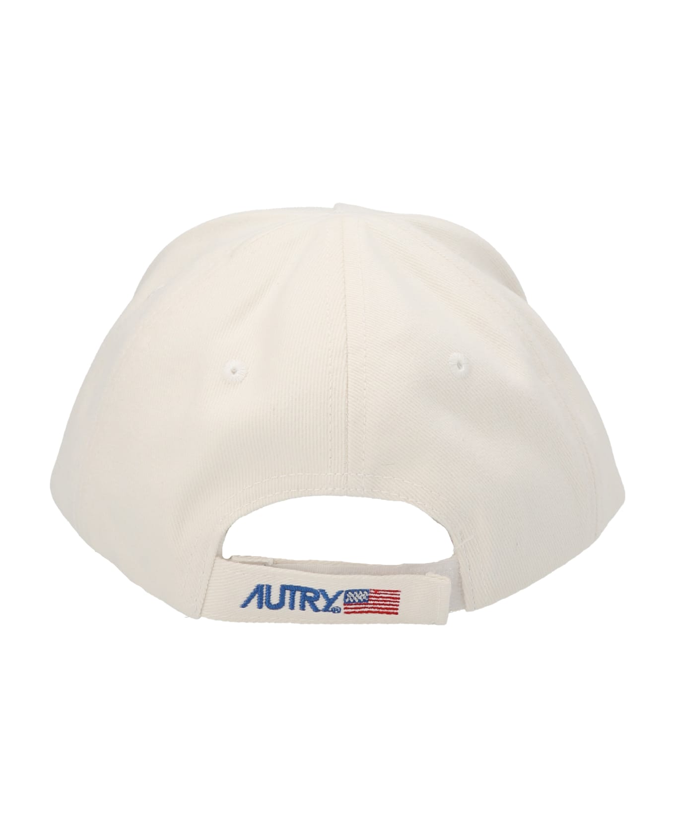Autry White Cotton Cap - White コート
